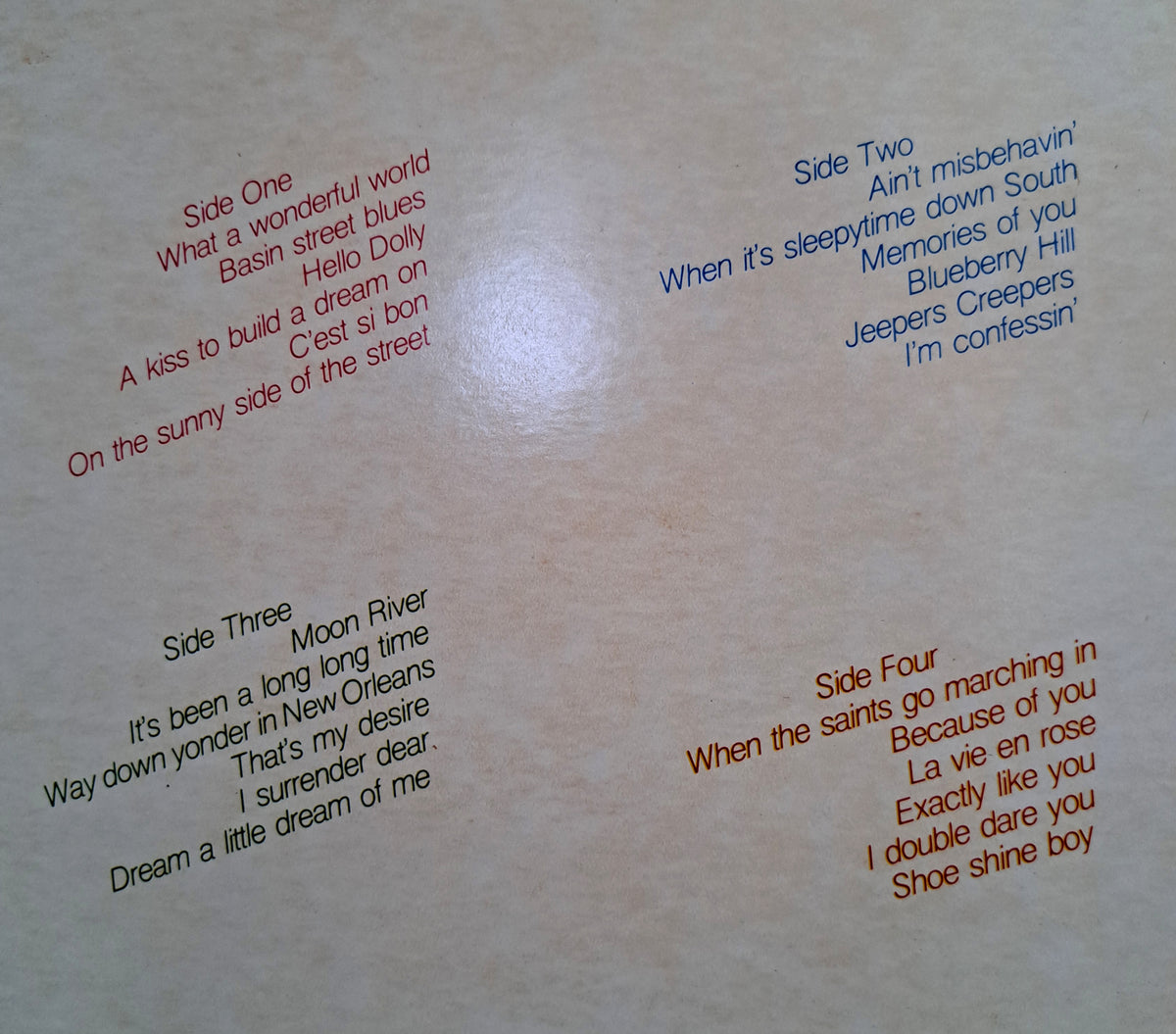 Louis Armstrong- Lovable Louis (double LP)