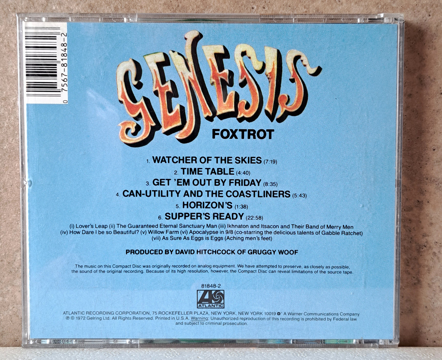 Genesis - Foxtrot (cd)