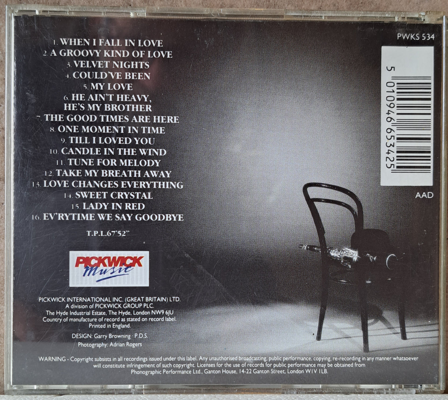 Acker Bilk - The love album (cd)