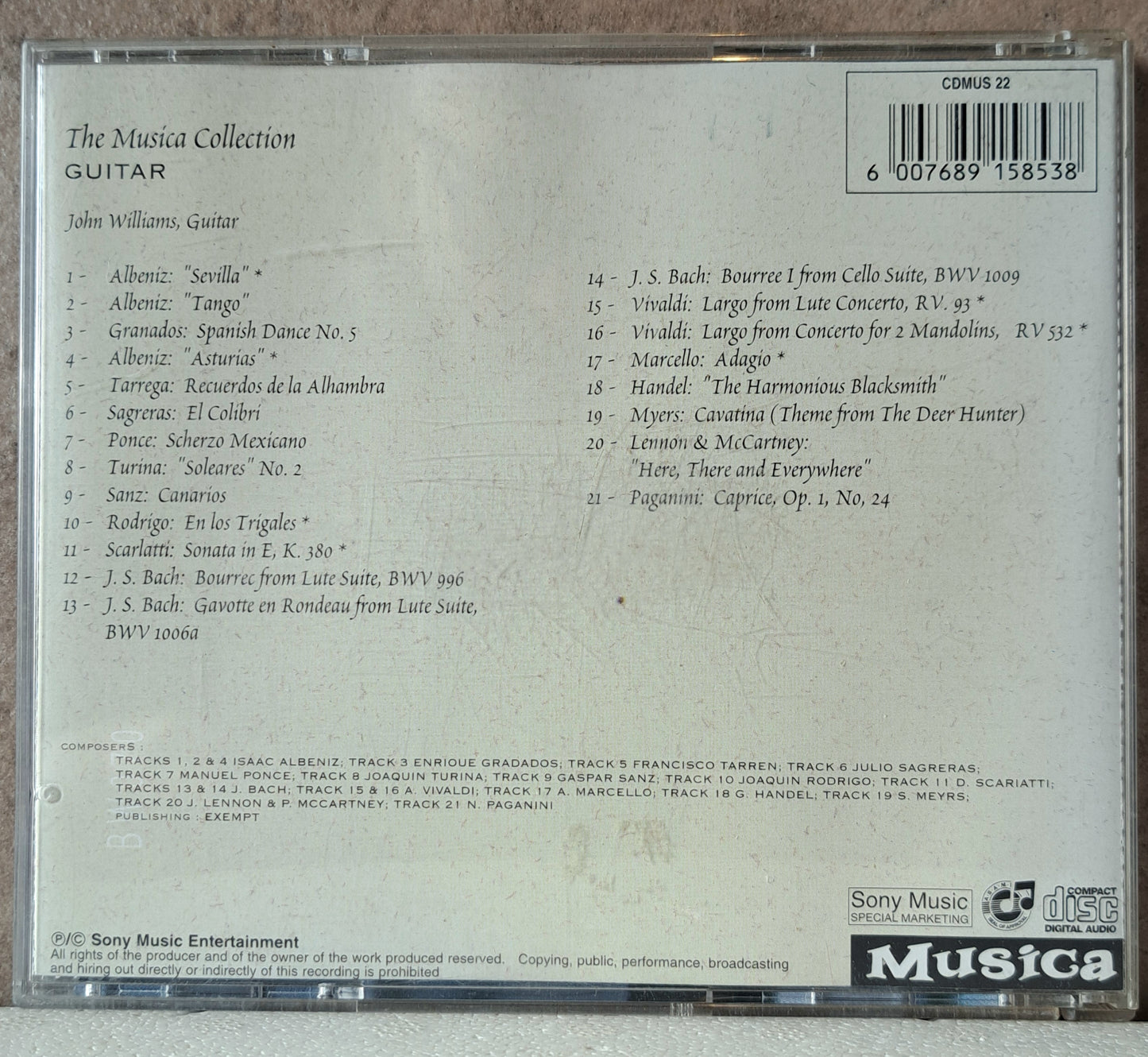 The Musica Collection - Guitar (cd)