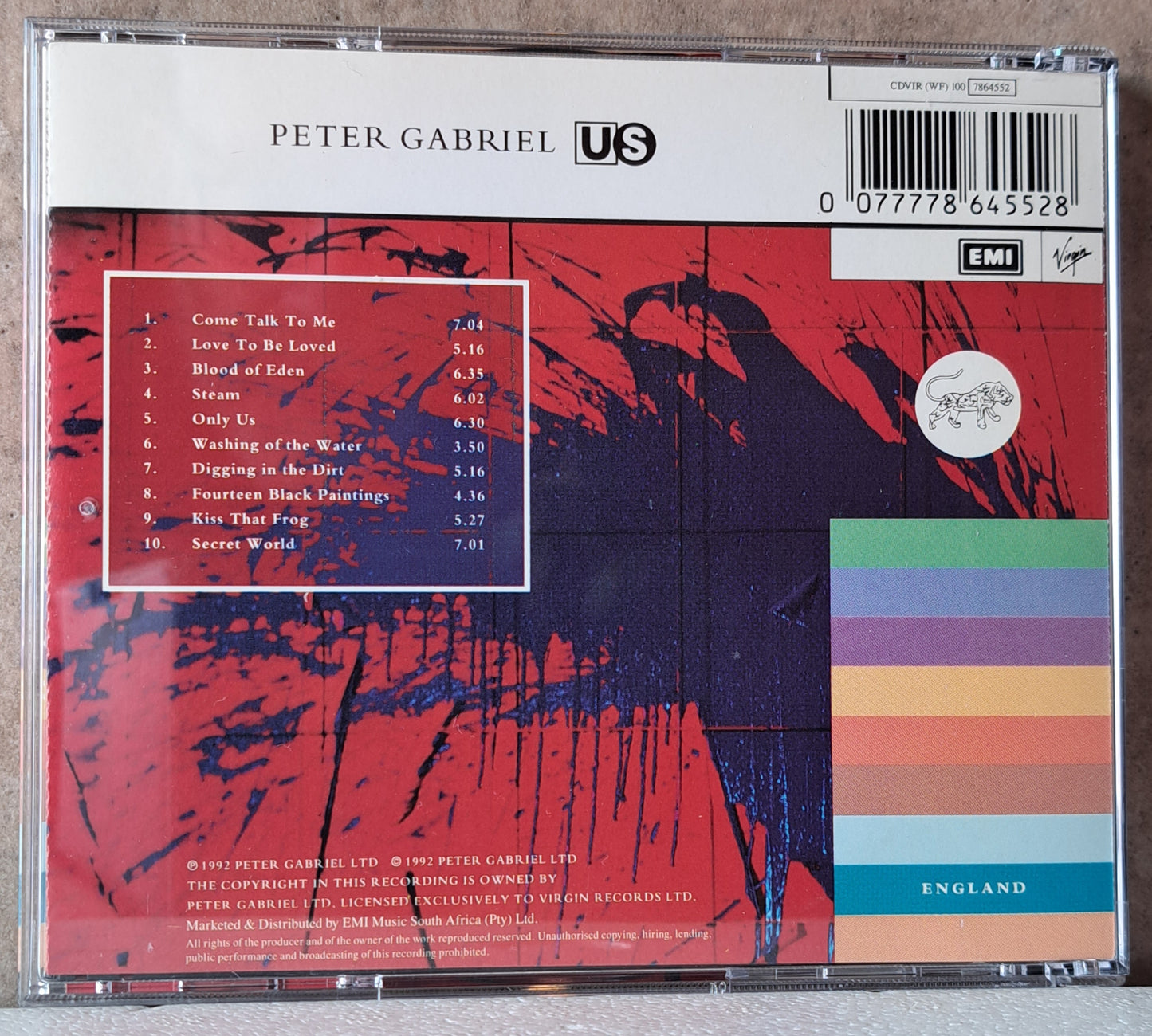 Peter Gabriel - US (cd)