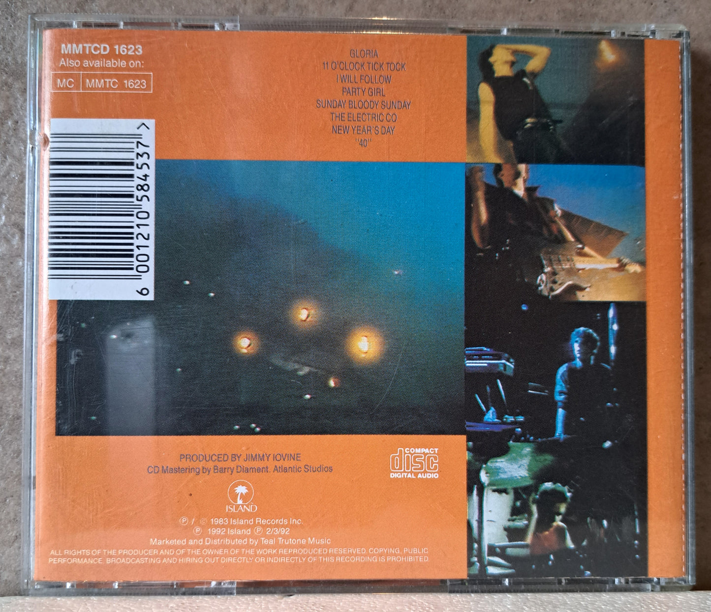 U2 - Under a blood red sky - live (cd)