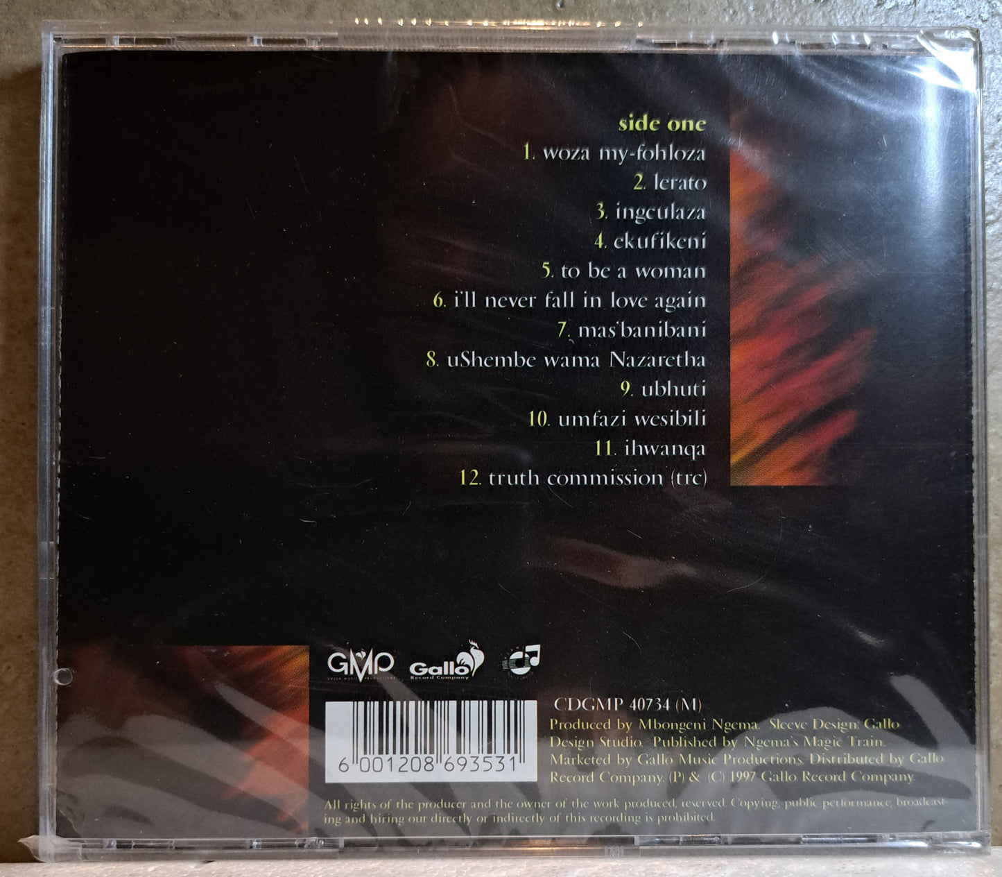 Mbongeni Ngema - Woza My-Fohloza (cd) New/Sealed