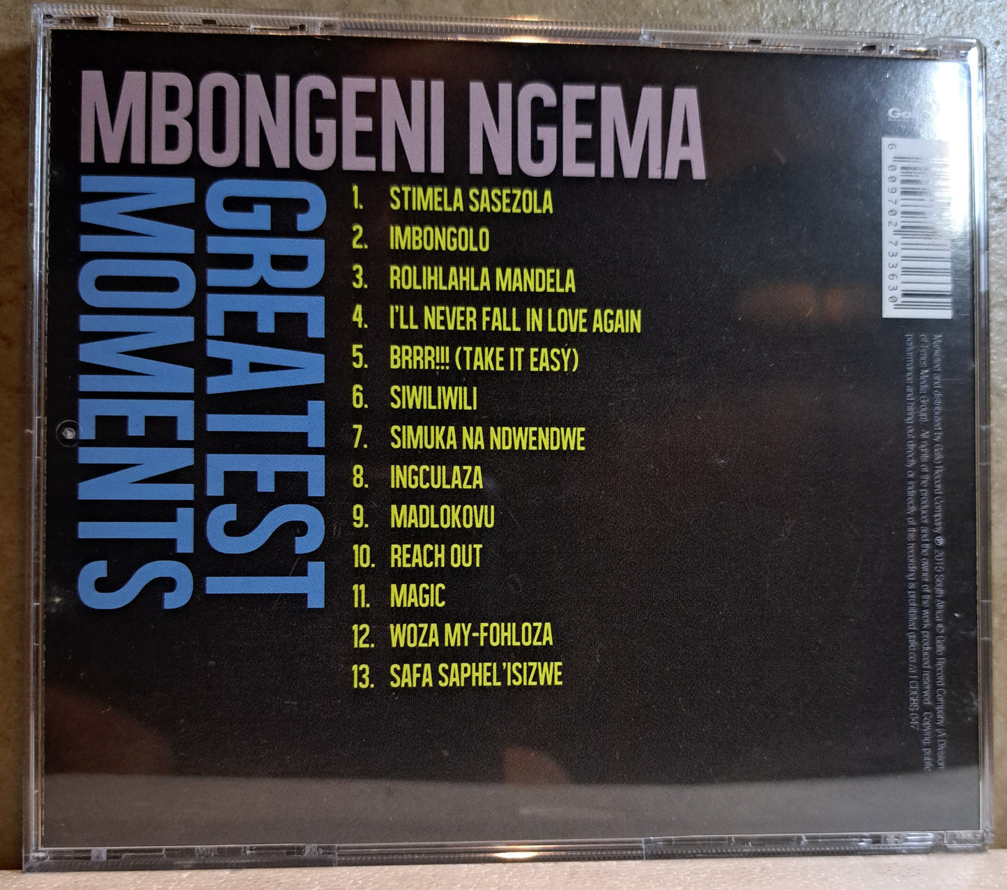Mbongeni Ngema - Greatest Moments (cd)