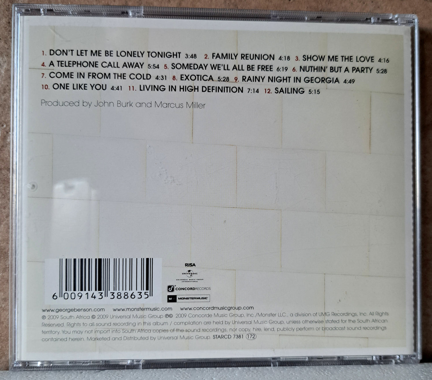 George Benson - Songs and Stories (cd)