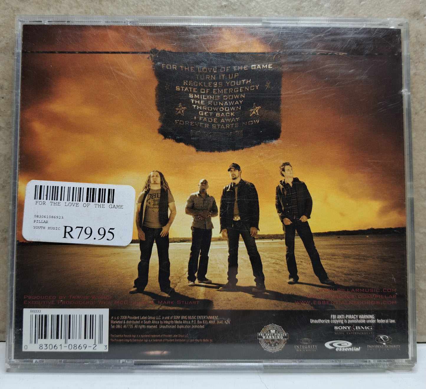 Pillar - For the love of the game (cd)