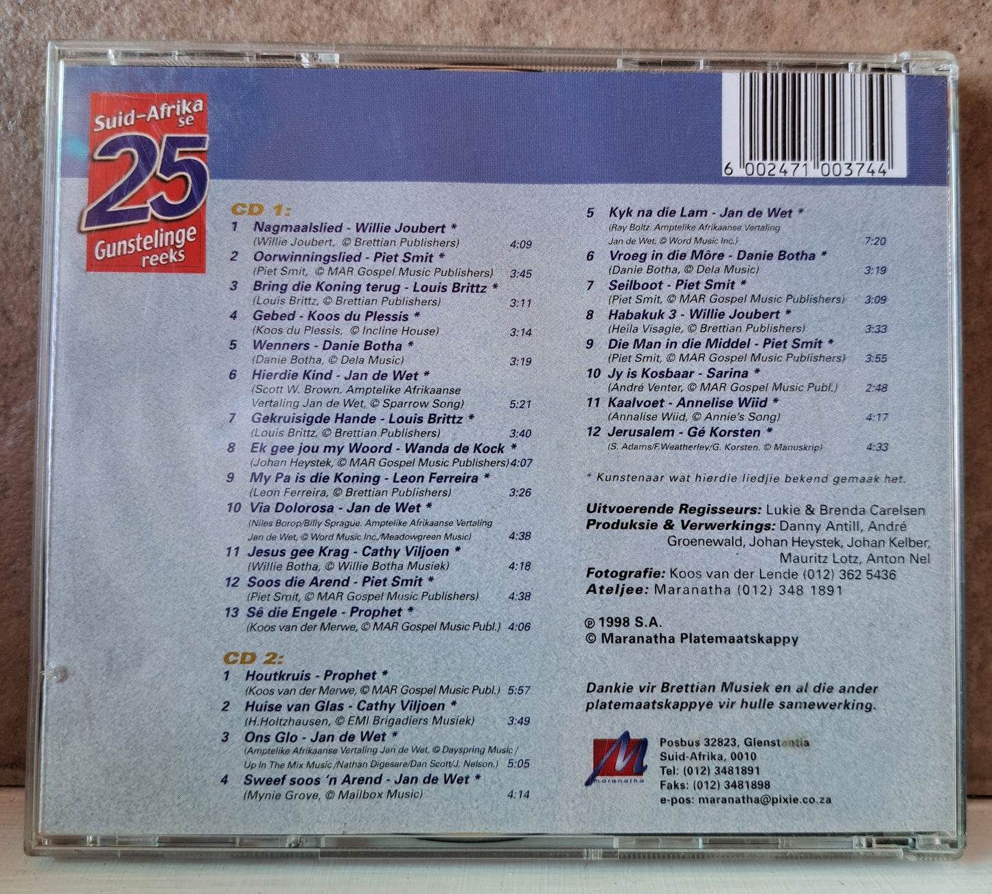 Danie Botha - 25 Gaastelike treffers (cd)