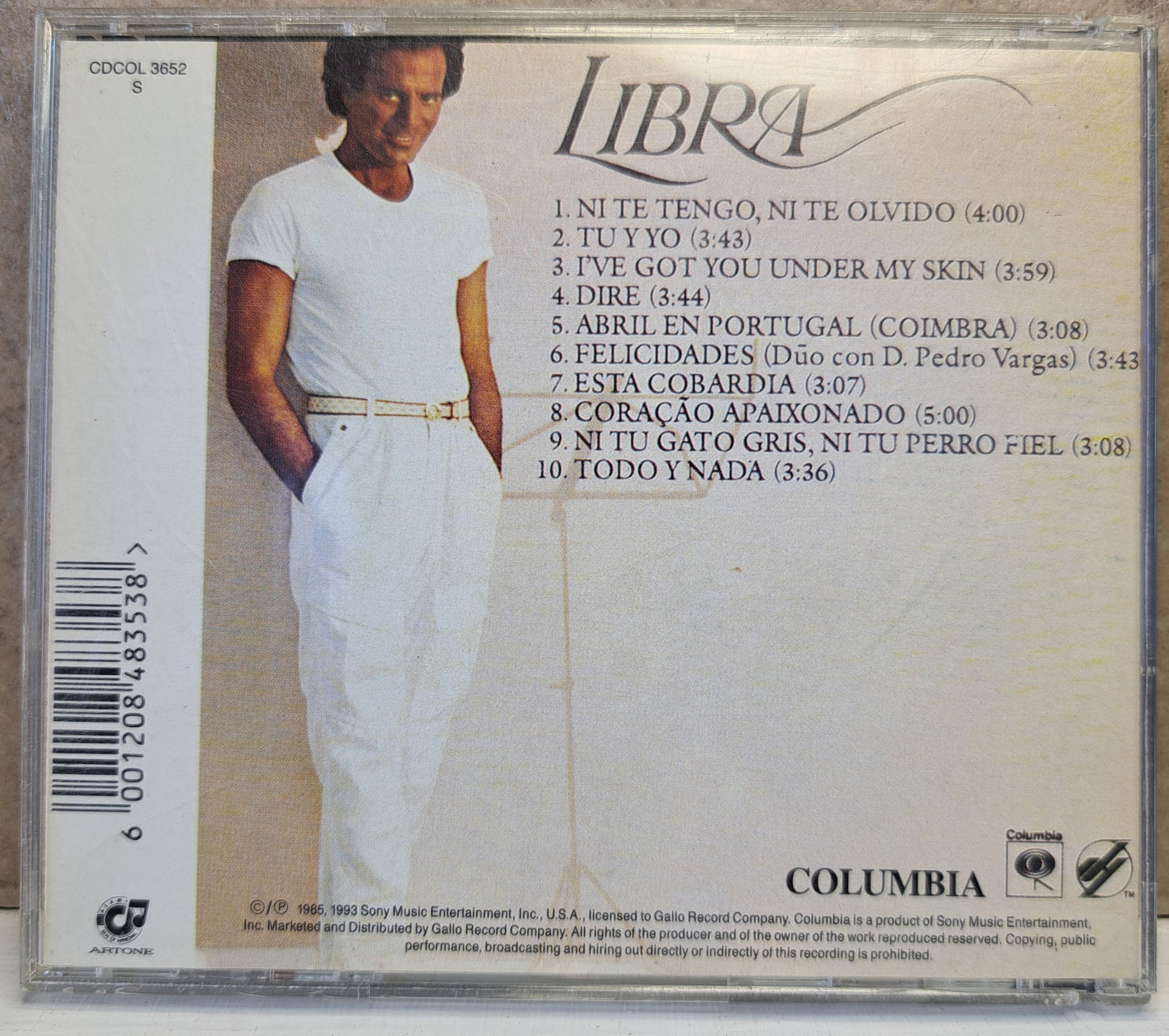 Julio Iglesias - Libra (cd)