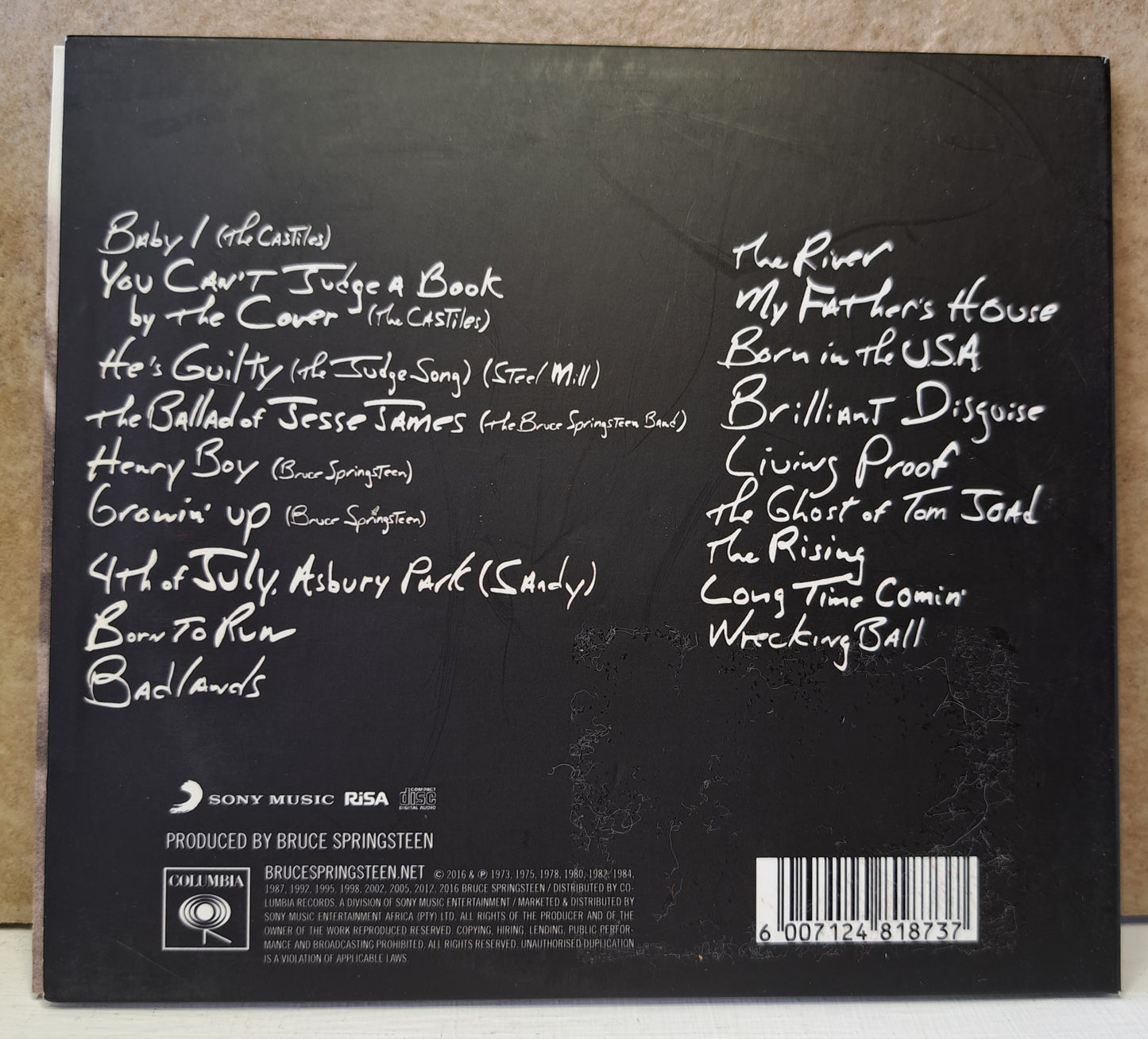 Bruce Springsteen - Chapter and Verse (cd)
