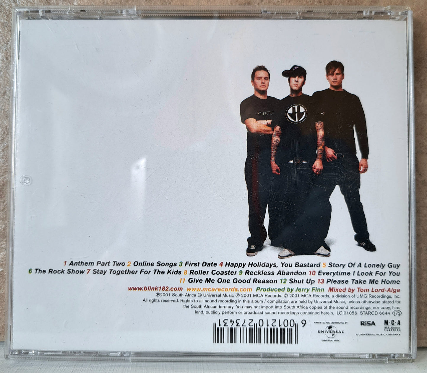 Blink 182 - Take off your pants and jacket (cd)