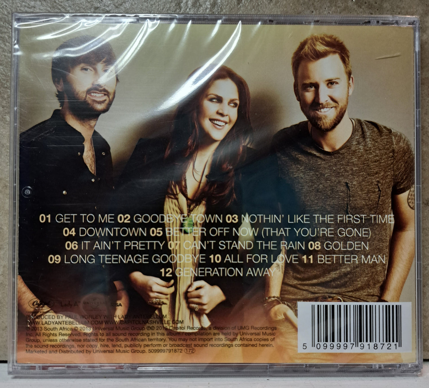 Lady Antebellum - Golden (cd) new/sealed