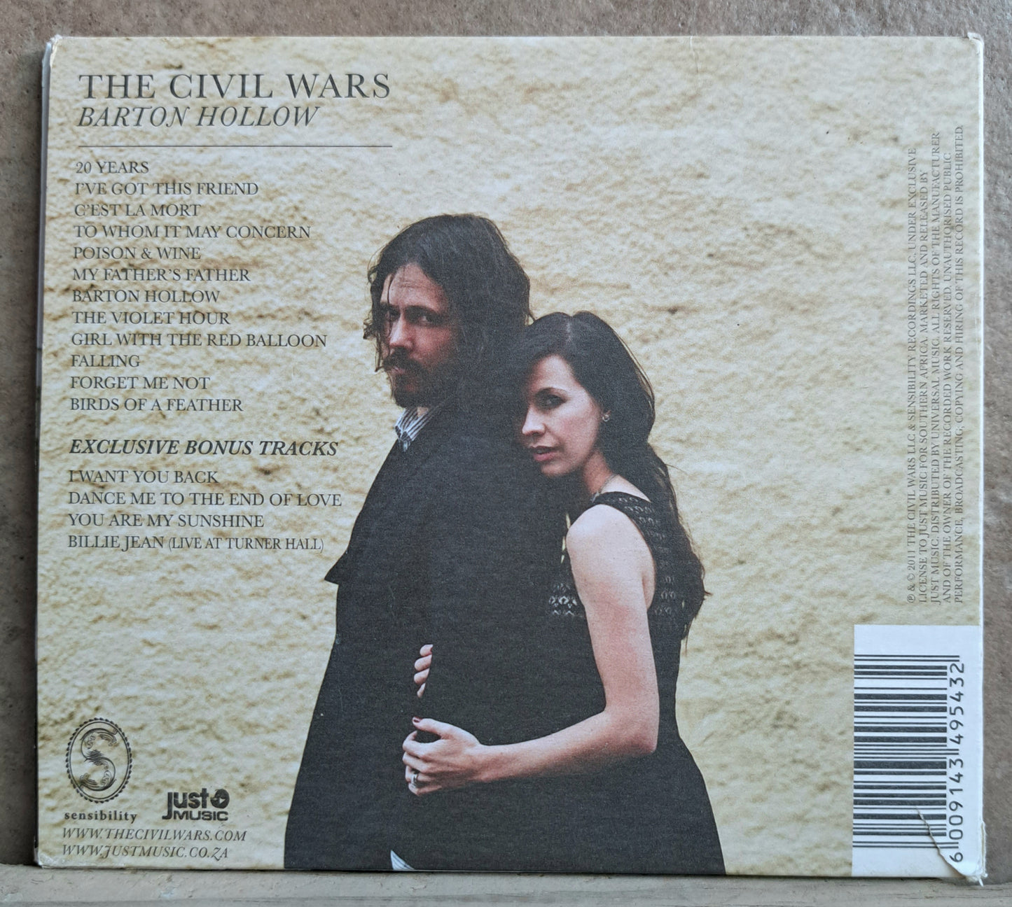 The Civil Wars - Barton Hollow (cd)
