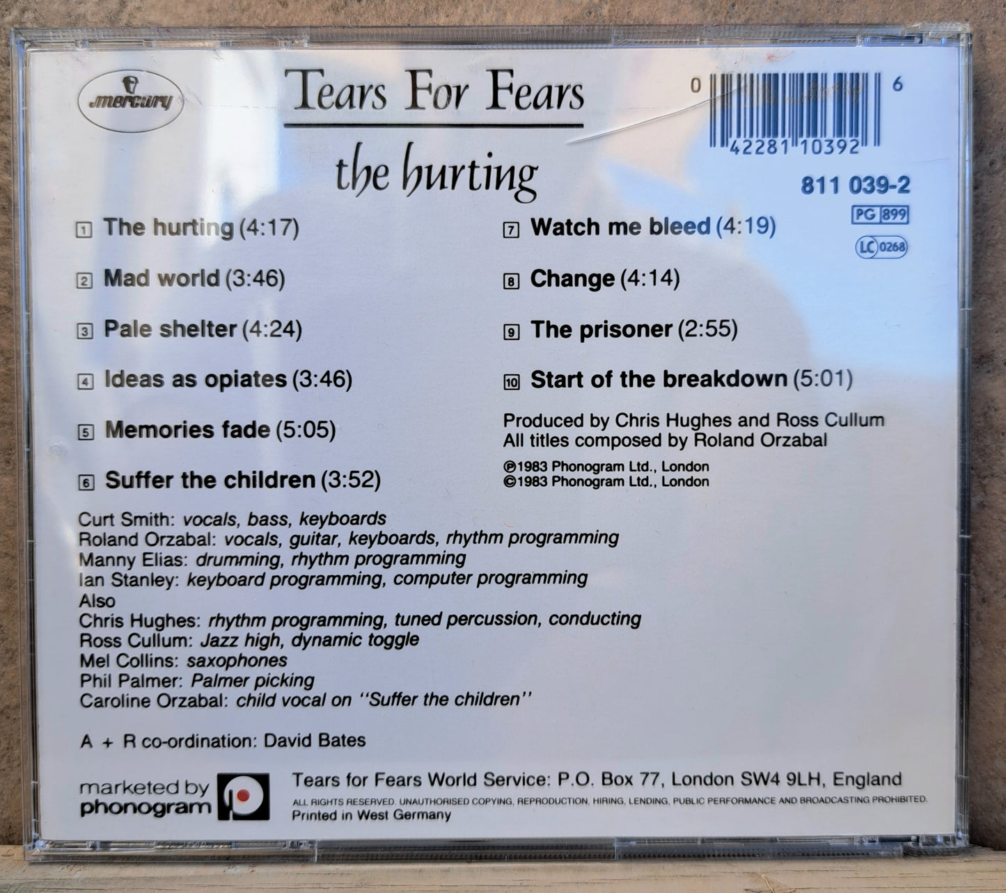 Tears for Fears - The Hurting (cd)