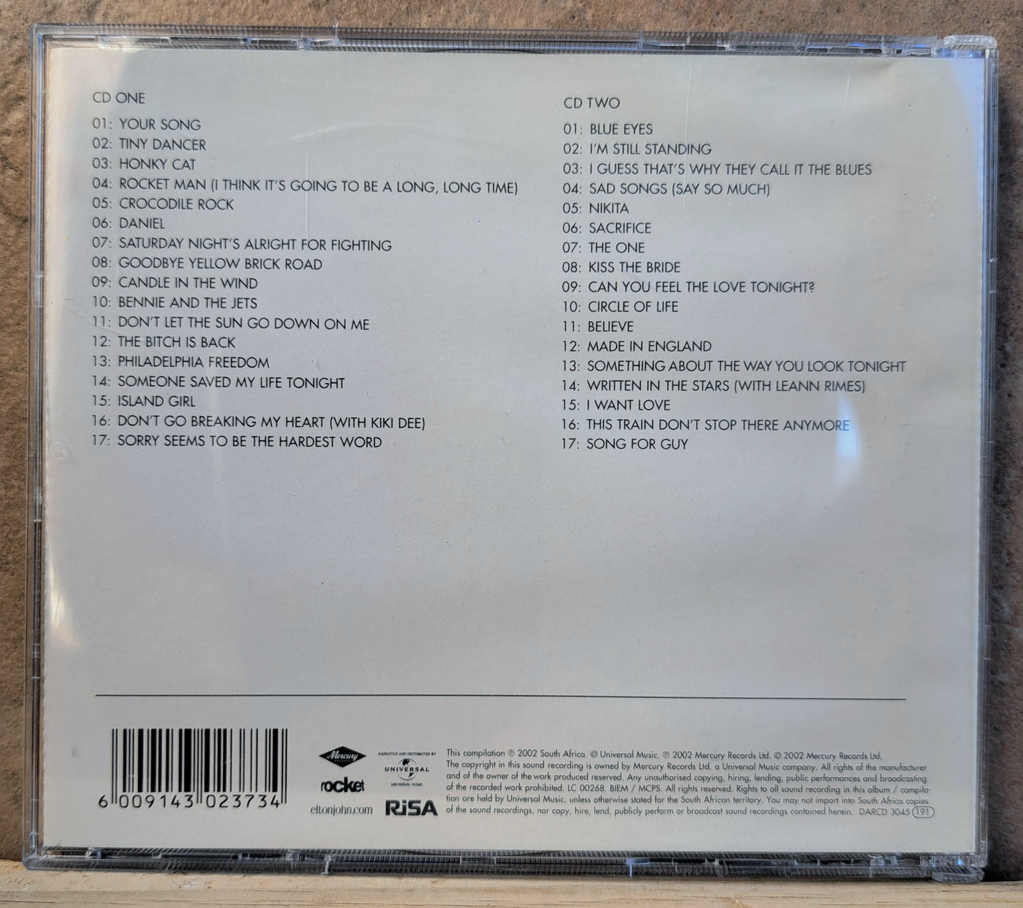 Elton John - Greatest Hits 1970 - 2002 (double cd)
