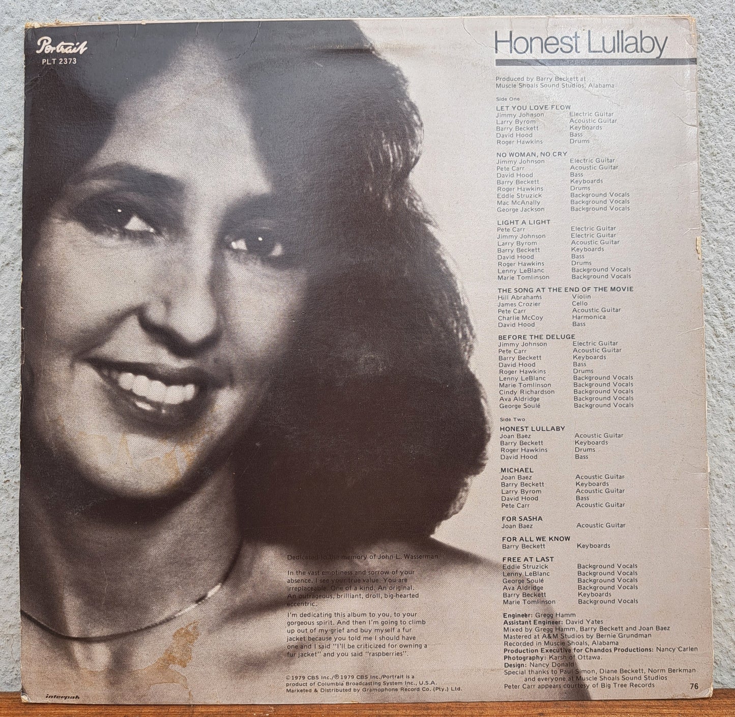 Joan Baez - Honest Lullaby