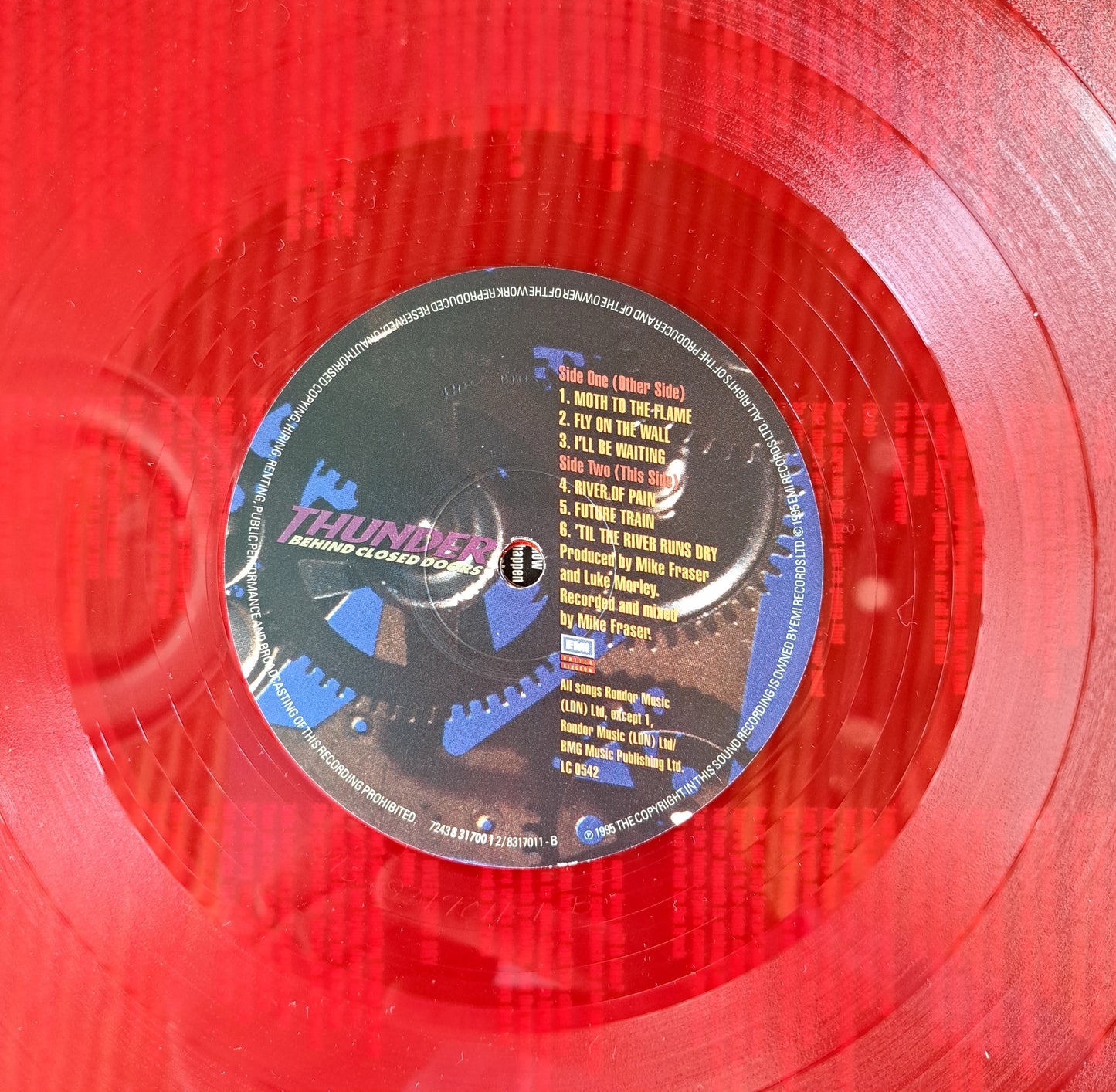 Thunder - Behind closed doors (double album on coloured vinyl)