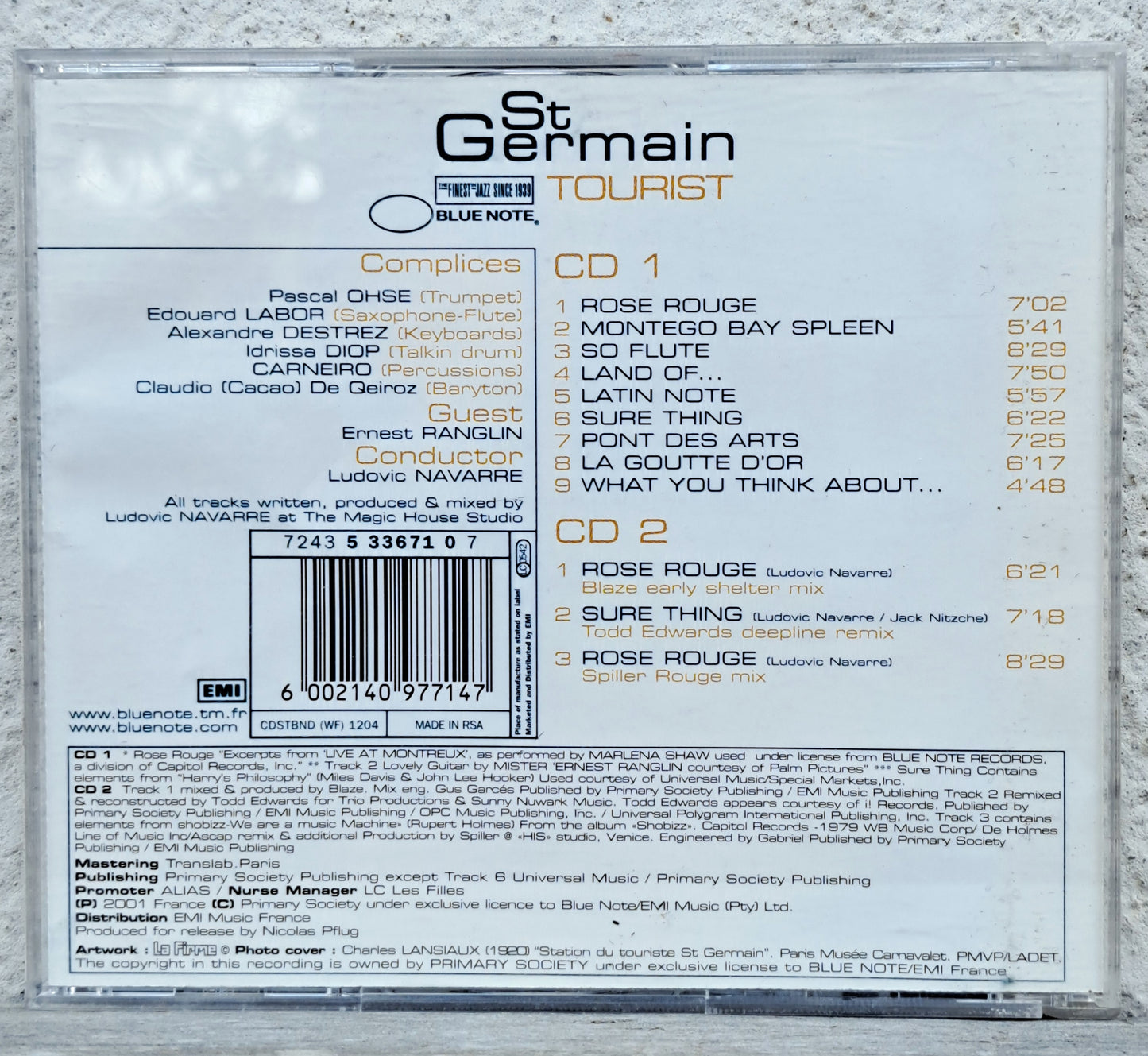 St Germain - Tourist (limited edition, double disc) cd