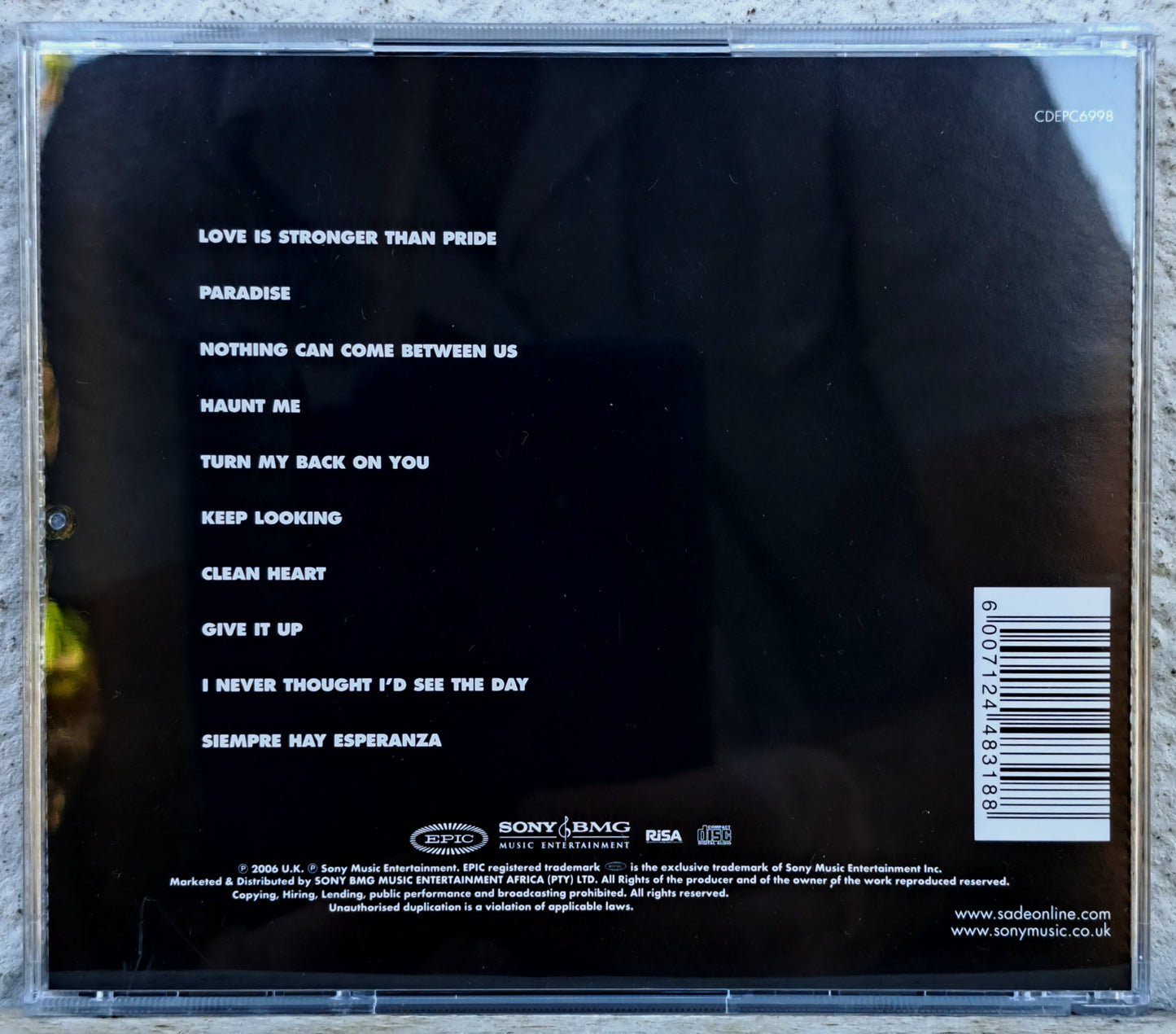 Sade - Stronger than pride (cd)