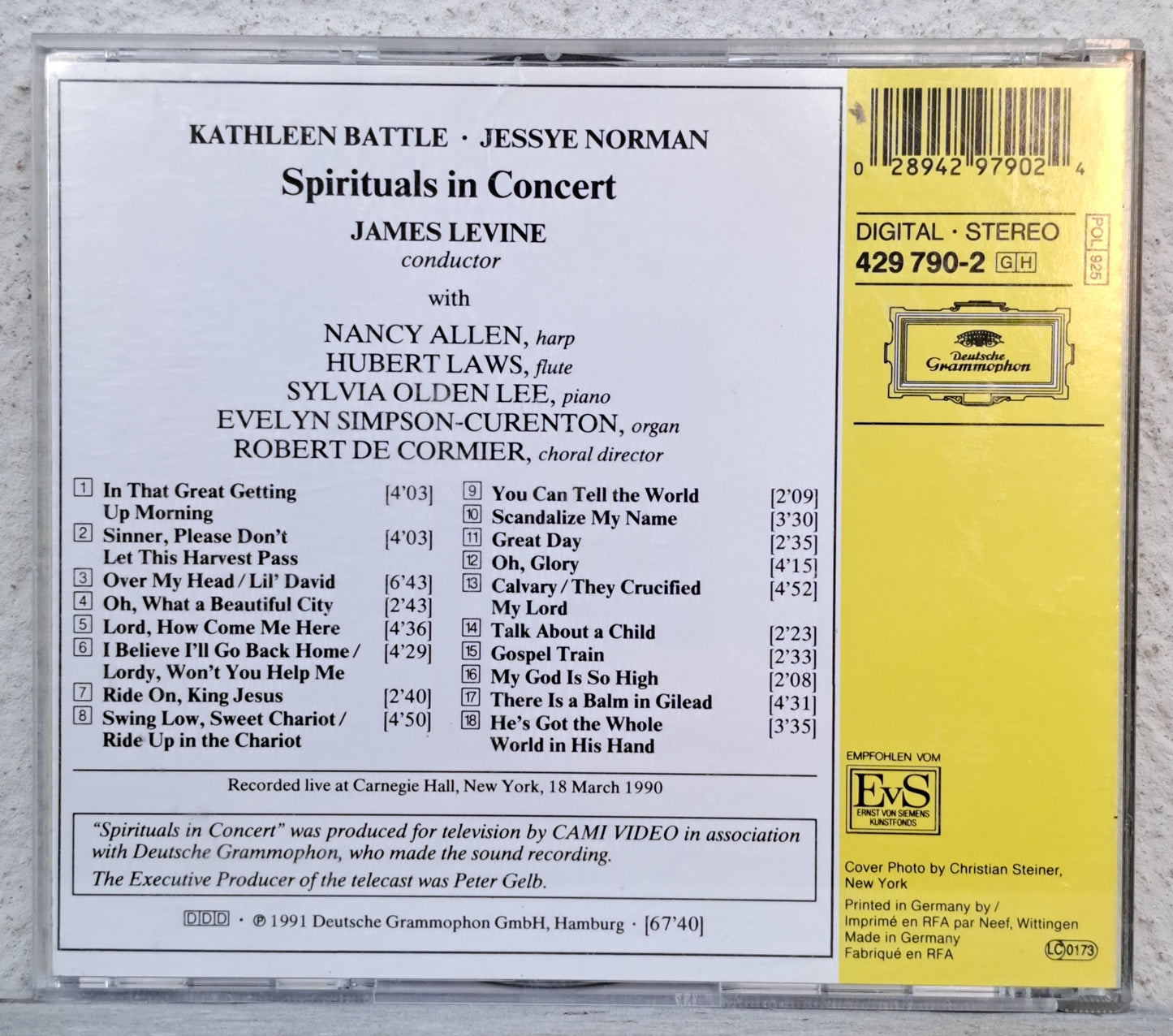 Spirituals in Concert - Battle/Norman/Levine (cd)