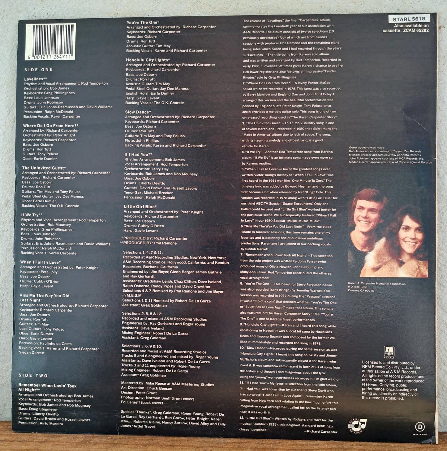 The Carpenters - Lovelines