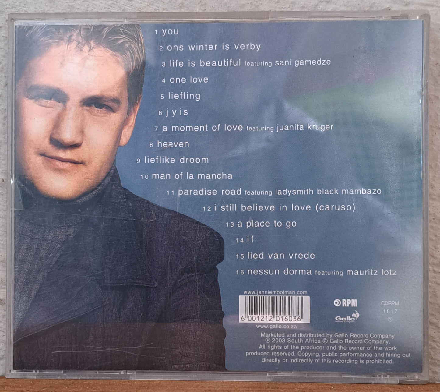 Jannie Moolman - Jannie Moolman (cd)