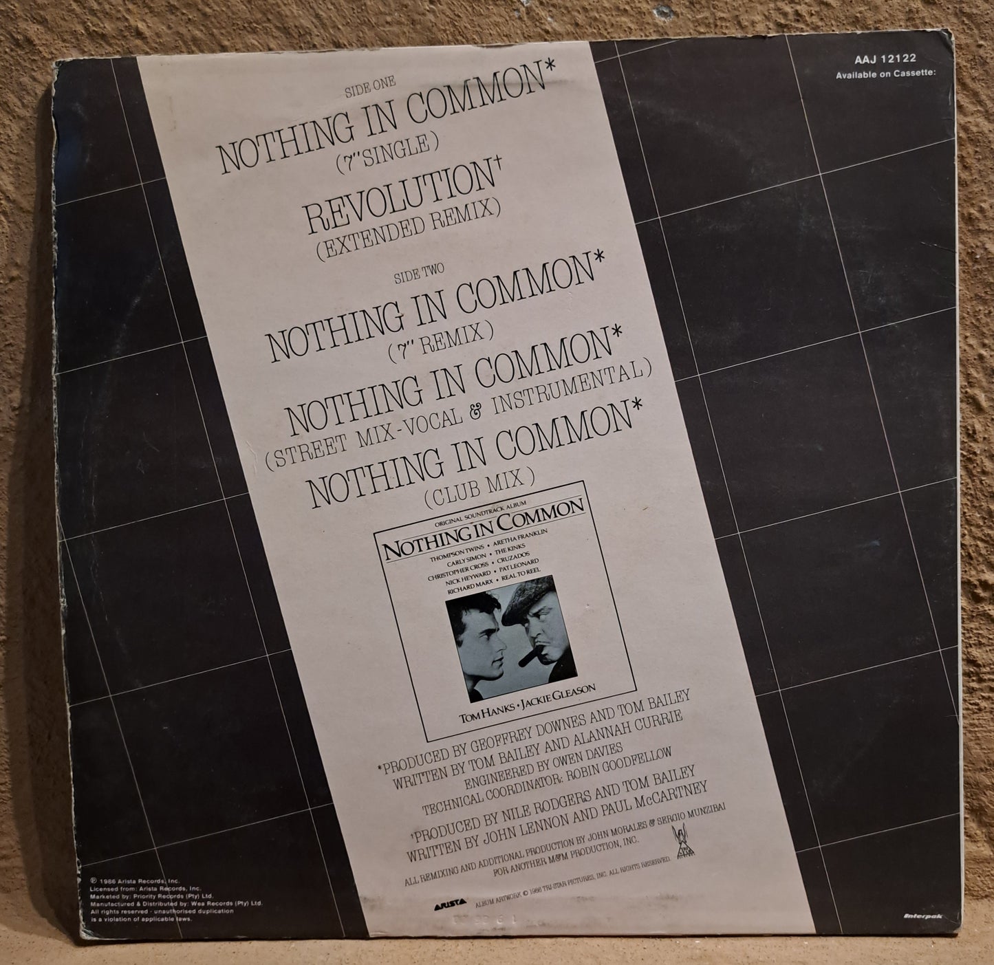 Thompson Twins - Nothing in common (12"maxi single)