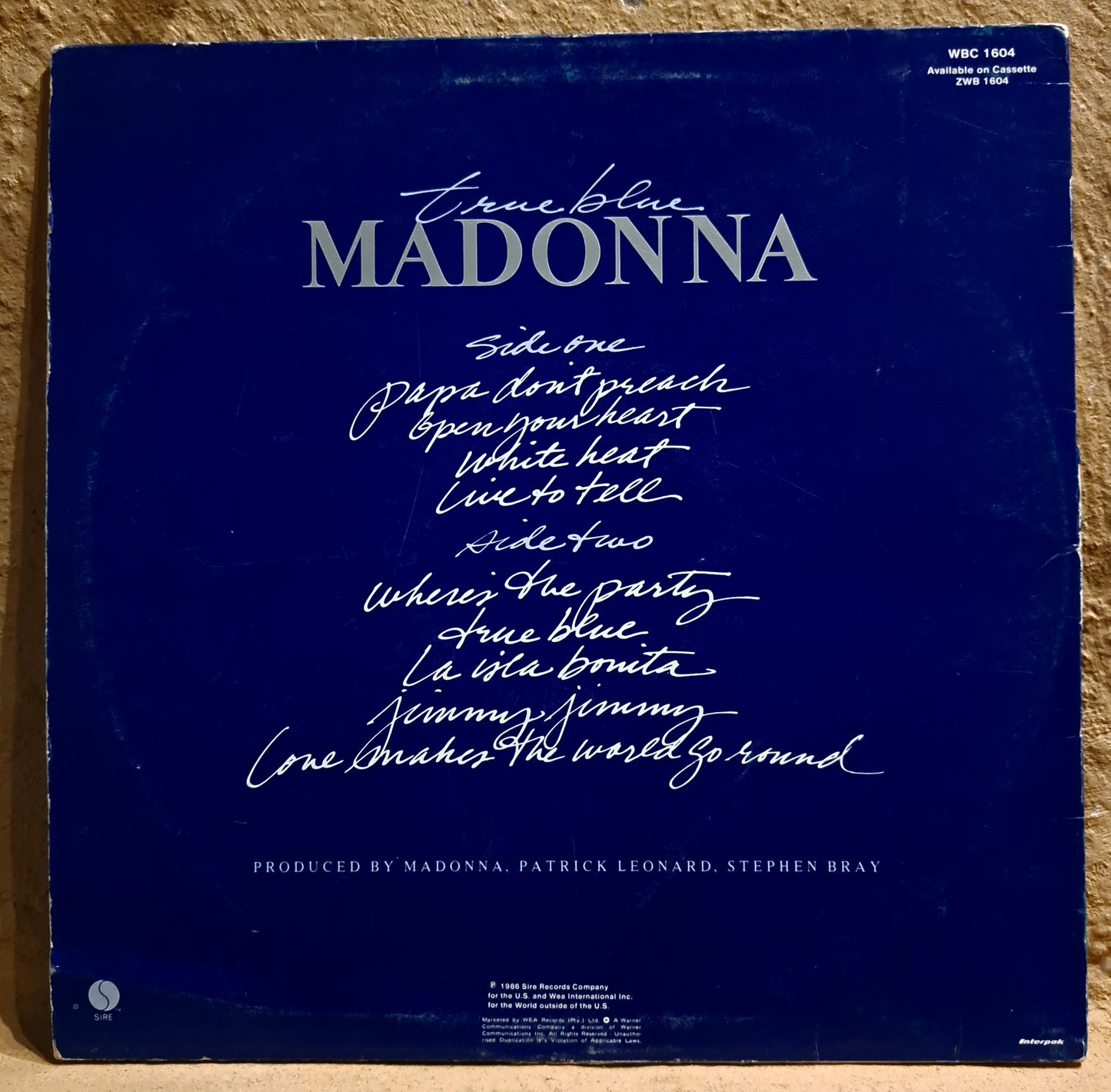 Madonna - True Blue