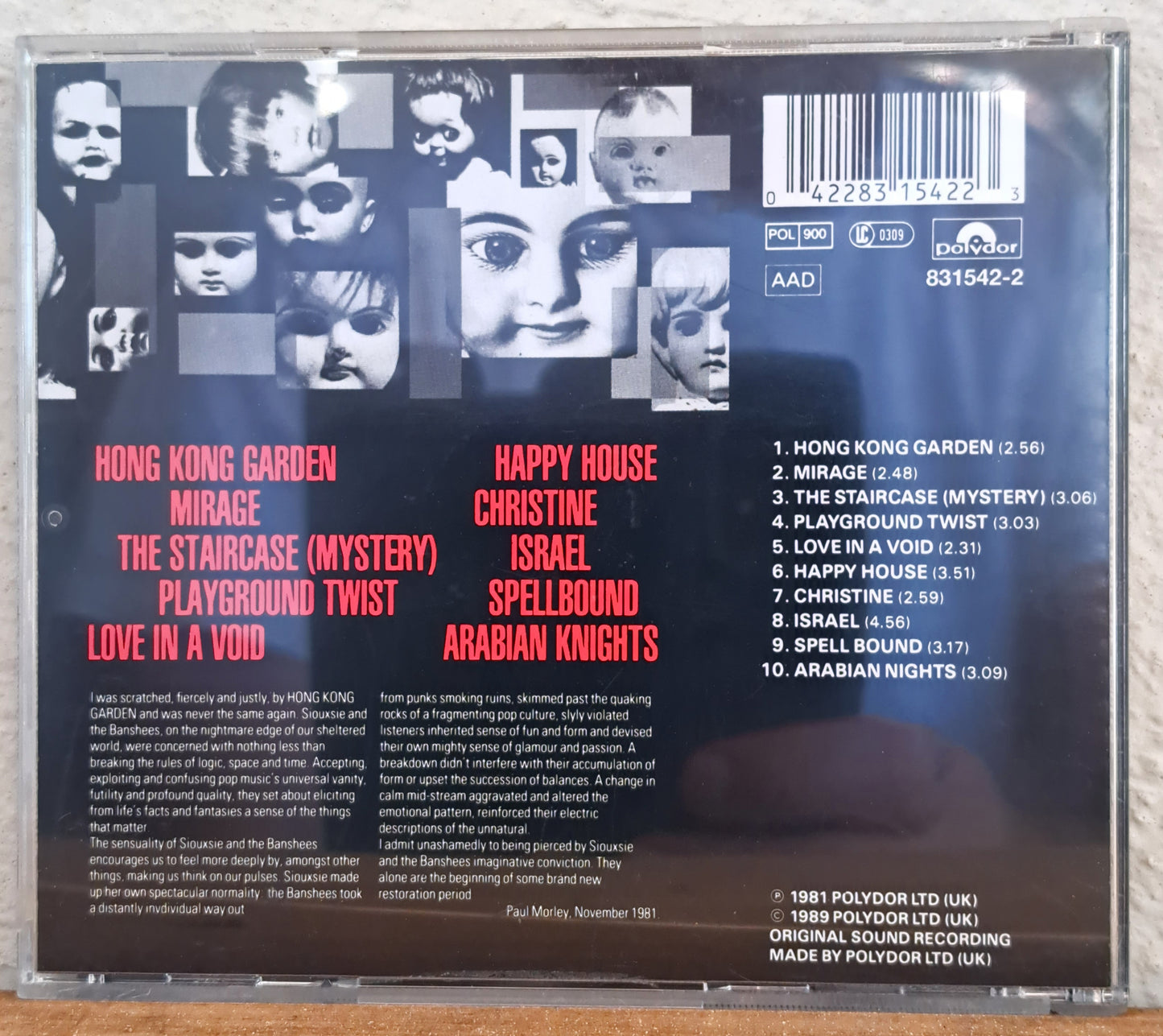 Siouxsie and the Banshees - Once upon a time / The Singles