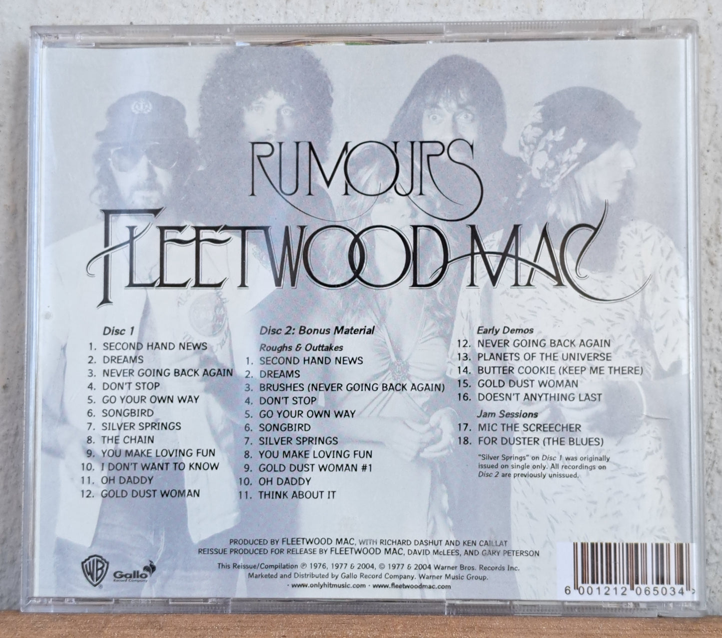 Fleetwood Mac - Rumours (cd, double disc)