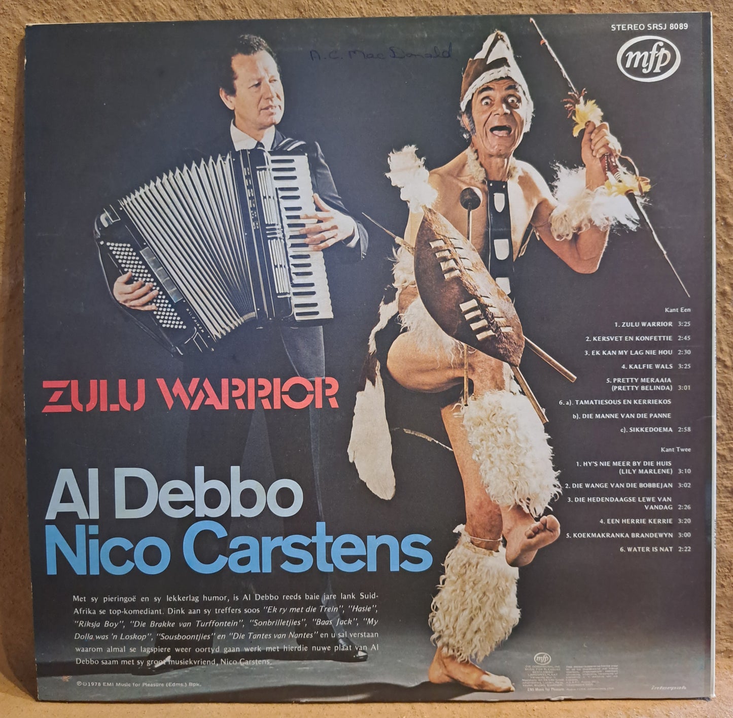 Nico Carstens & AL Debbo - Zulu Warrior