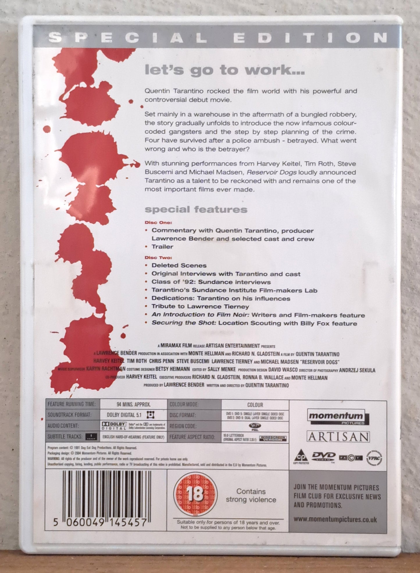 Reservoir Dogs (dvd)