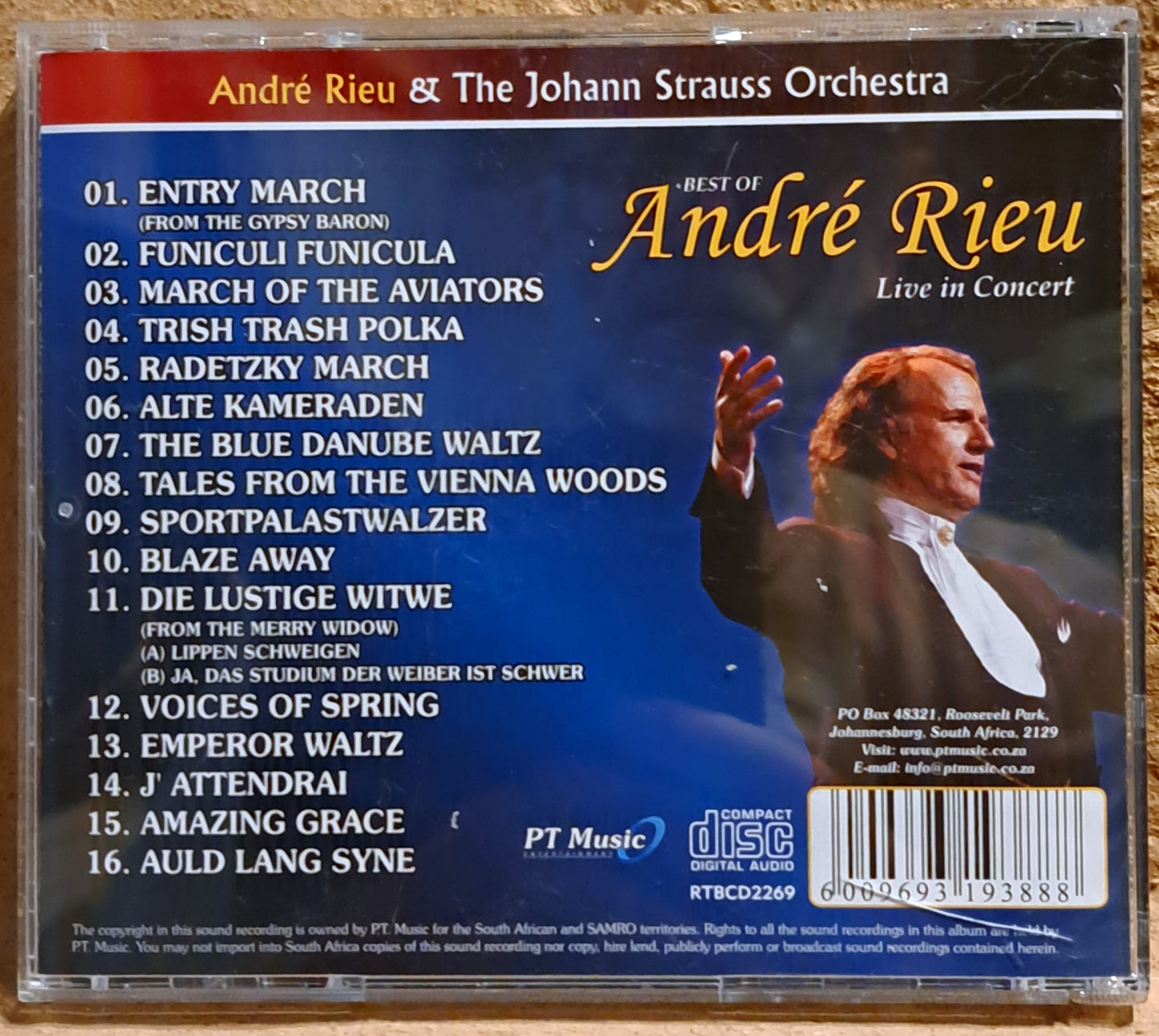 Andre Rieu - Best of Andre Rieu live in concert (cd)