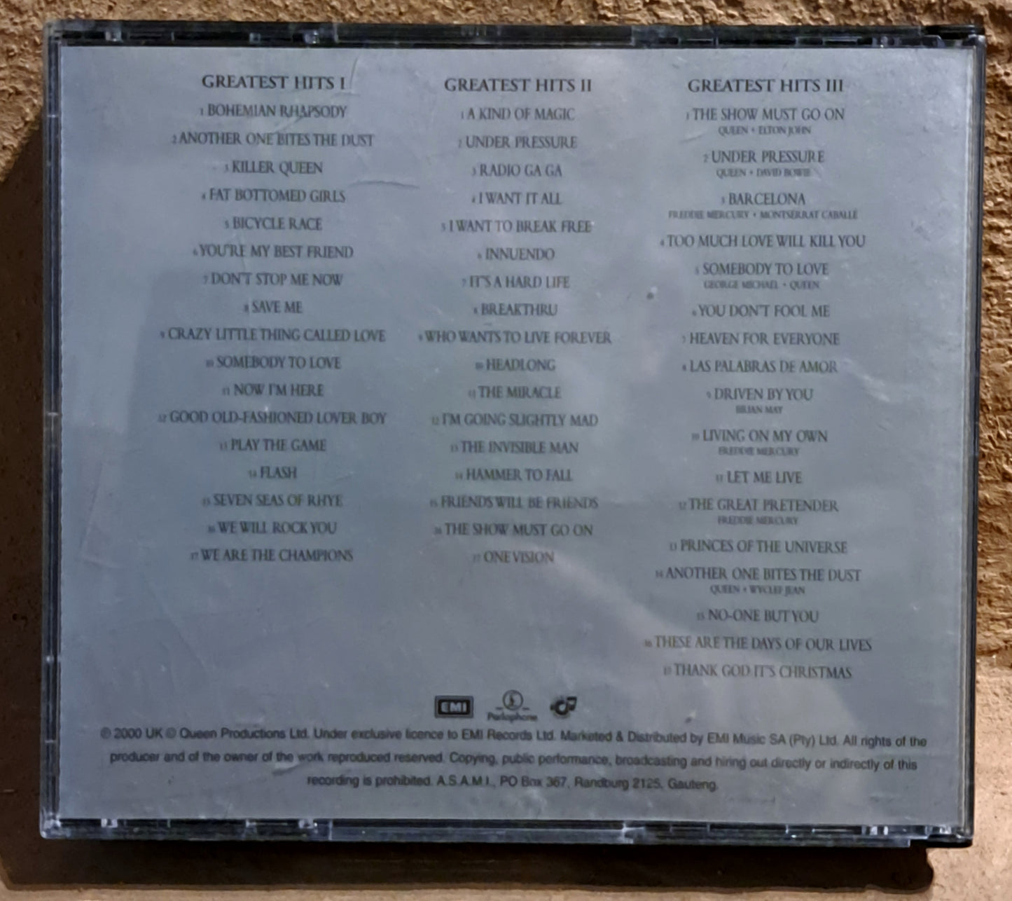 Queen - Greatest Hits 1, 2, and 3 box set (cd)