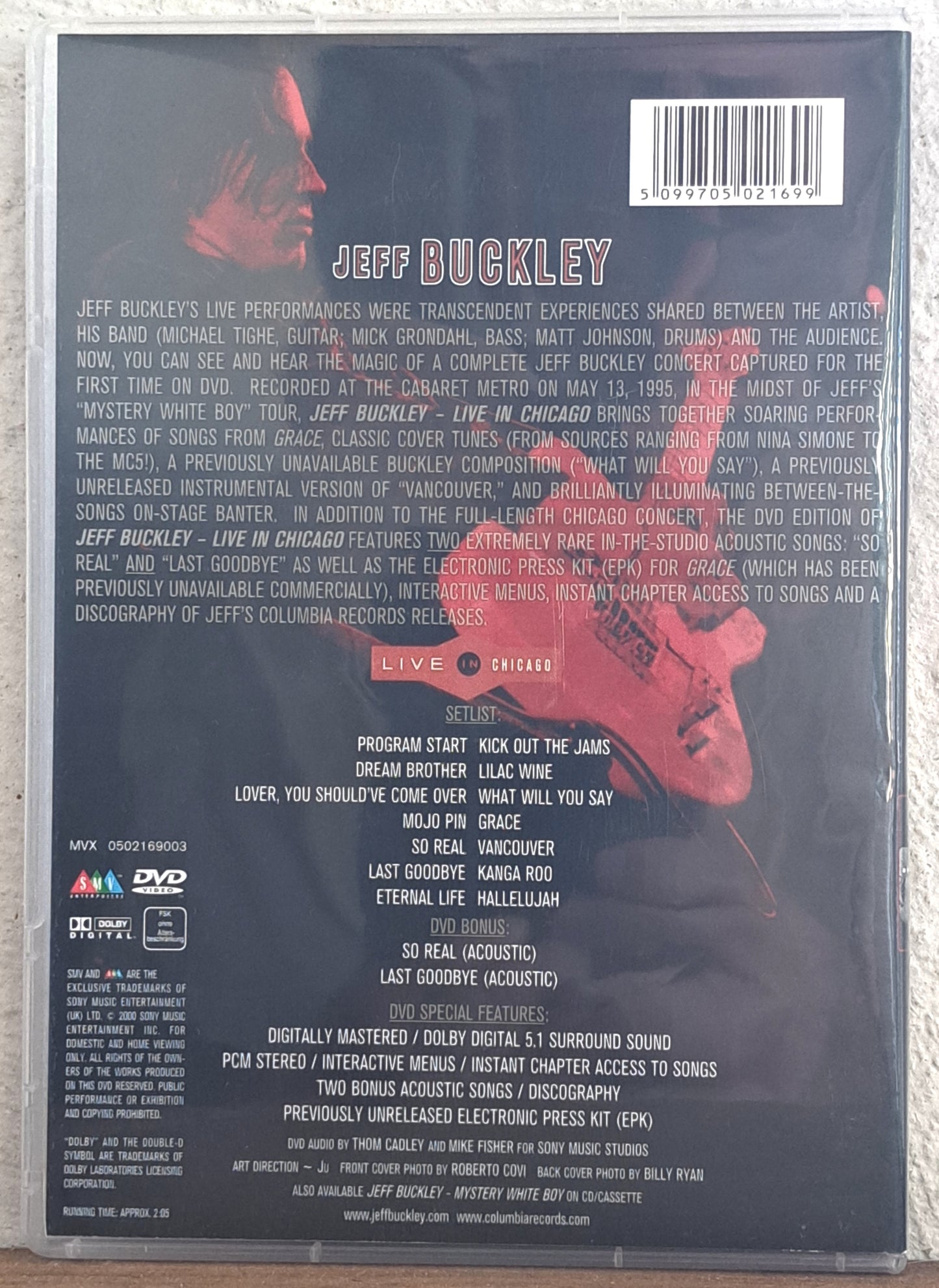 Jeff Buckley - Live in Chicago (dvd)