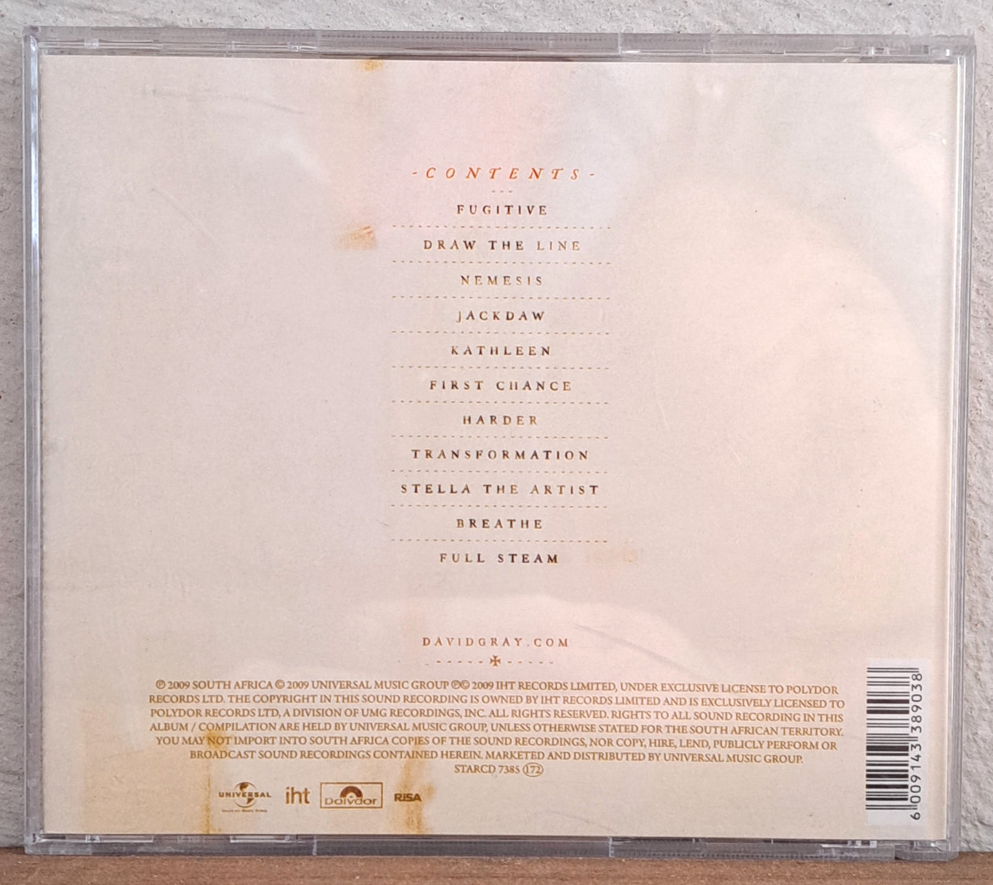 David Gray - Draw the line (cd)