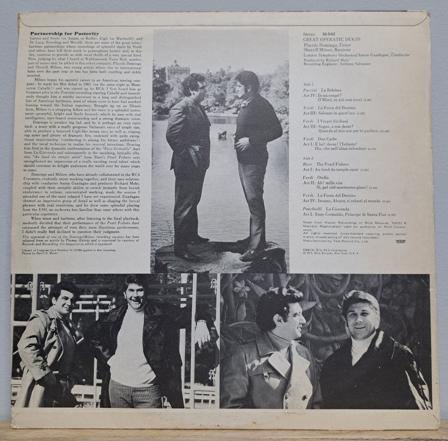 Domingo / Milnes - Great Operatic Duets