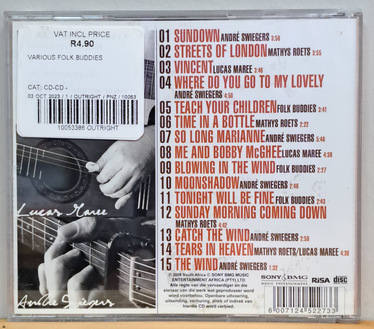 Folk Buddies - Andre Swiegers, Lucas Maree, Mathys Roets (cd)