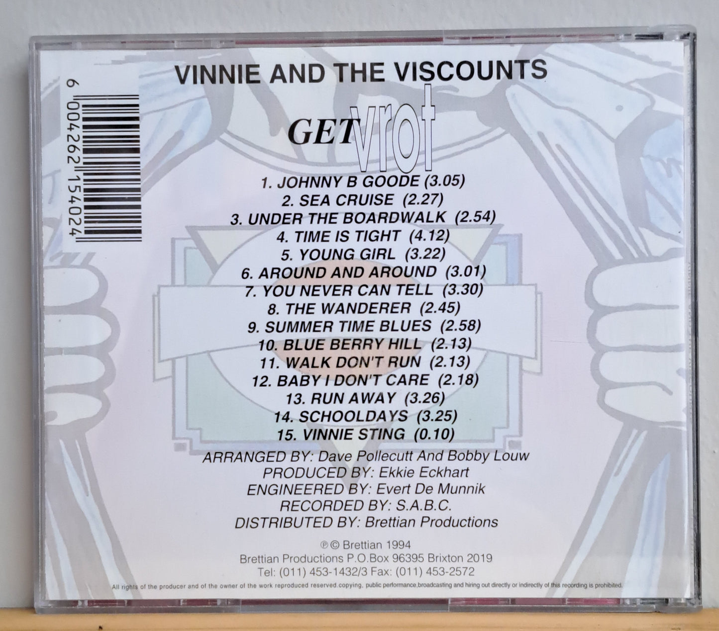 Vinnie and the Viscounts - Get Vrot (cd)