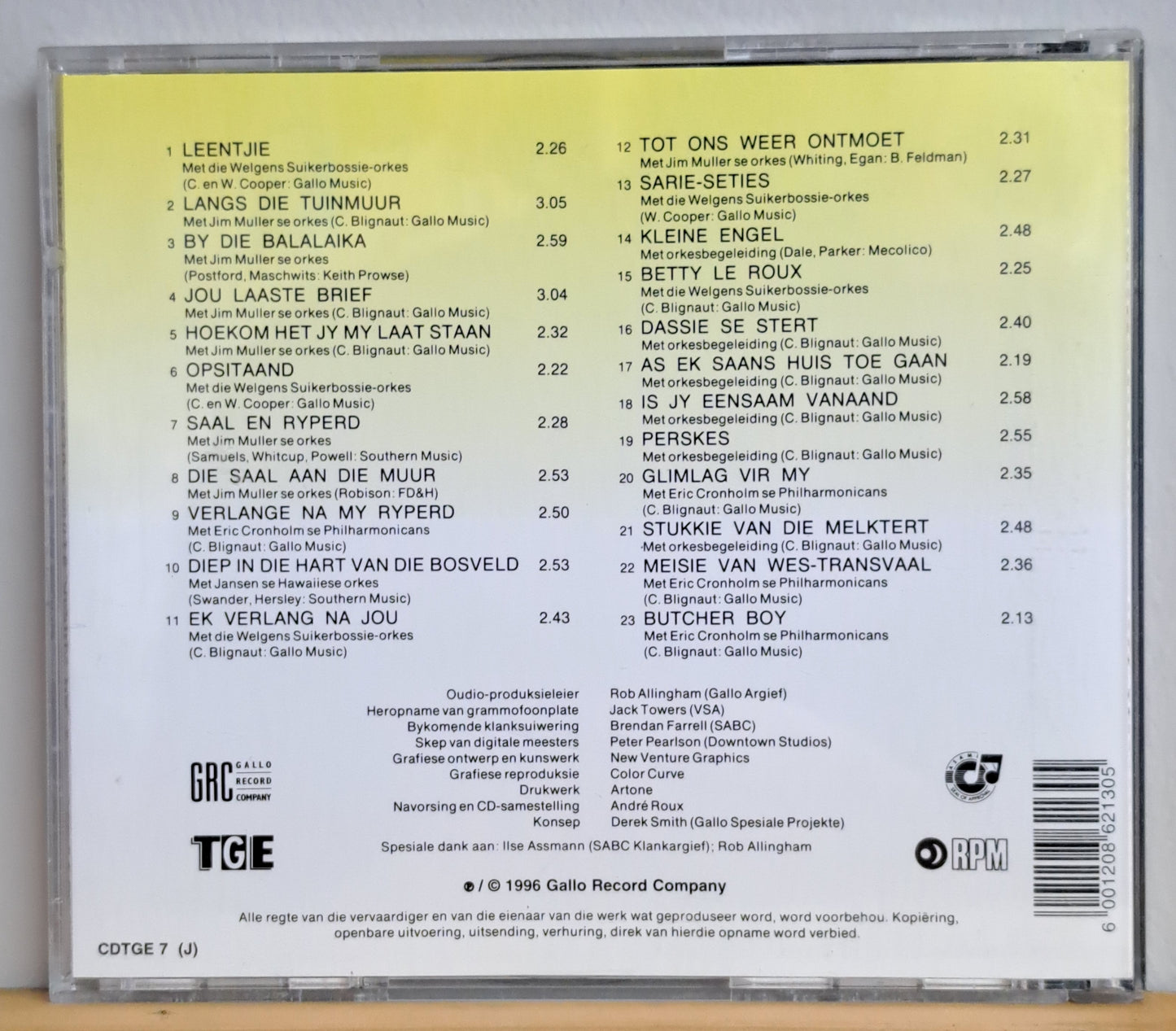 Chris Blignaut - So het hulle gesing (cd)