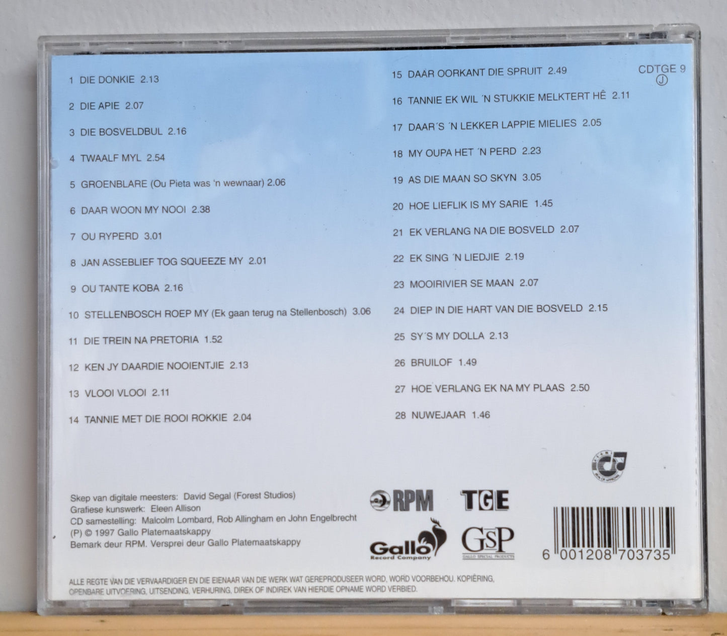 Chris Blignaut - Die juweel jare (cd)