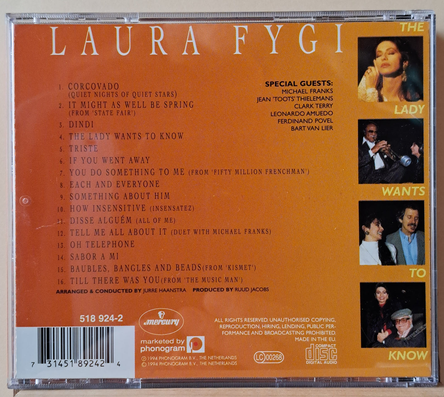 Laura Fygi - The Lady wants to know (cd)