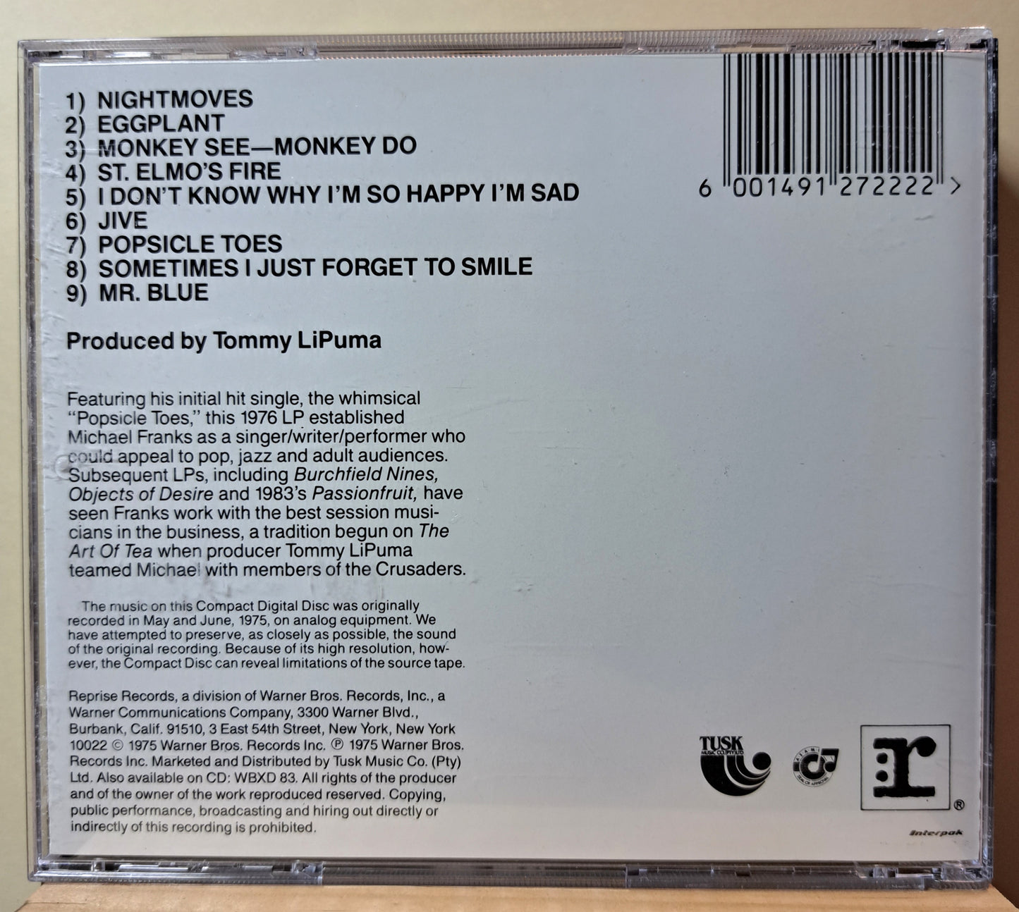 Michael Franks - The art of tea (cd)