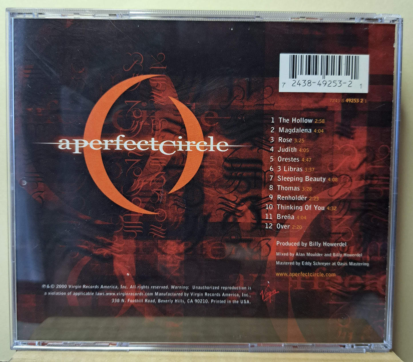 A Perfect Circle - Mer de Noms (cd)