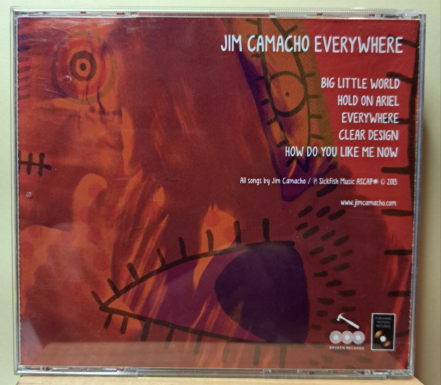 Jim Camacho - Everywhere (cd)