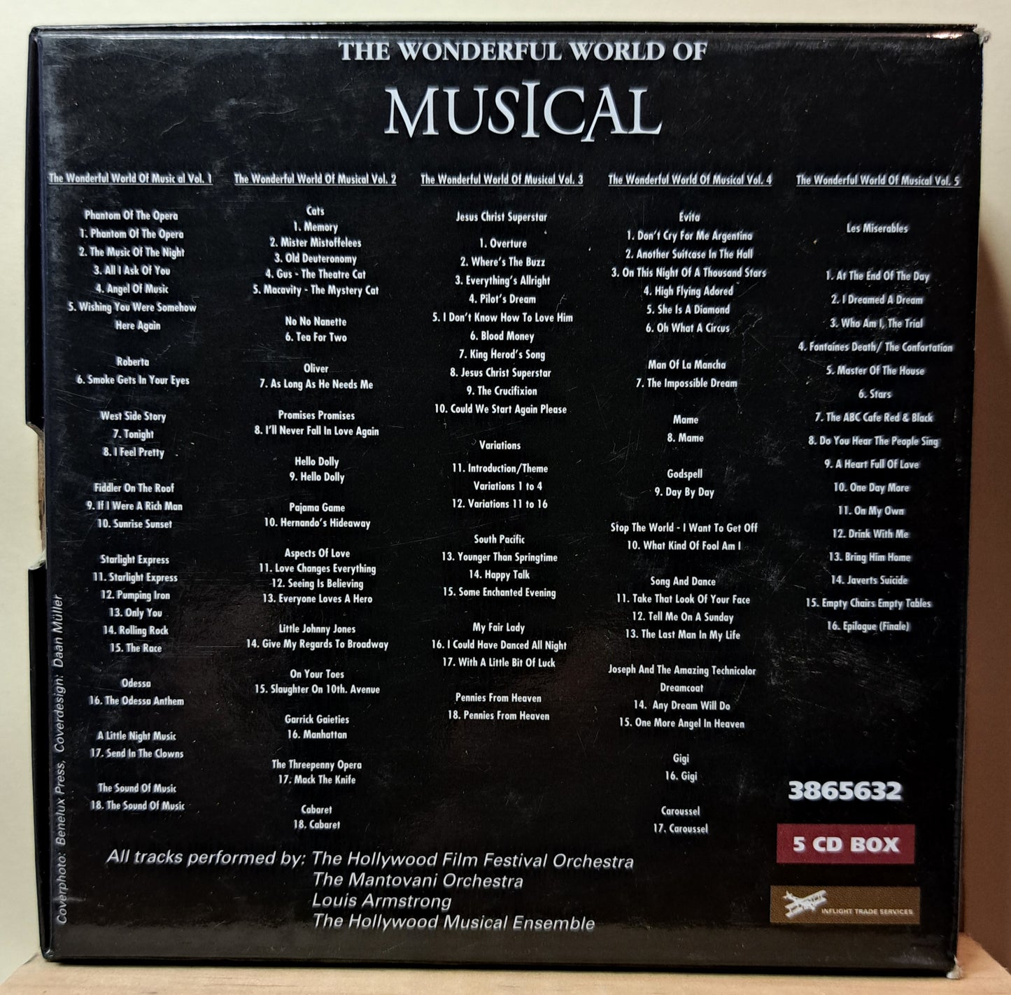 The Wonderful World of Musicals - 5cd box set