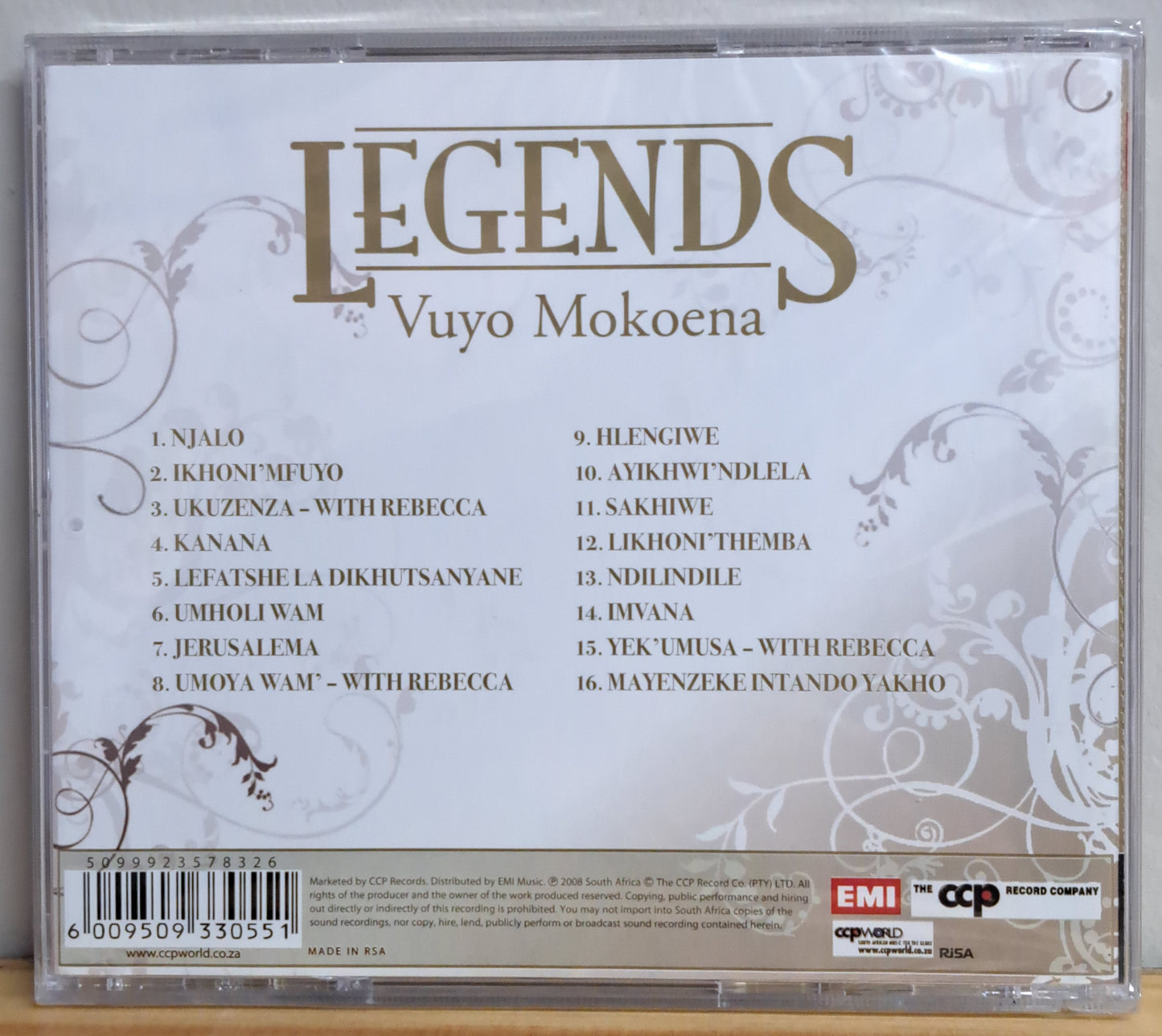 Vuyo Mokoena - Legends (cd)