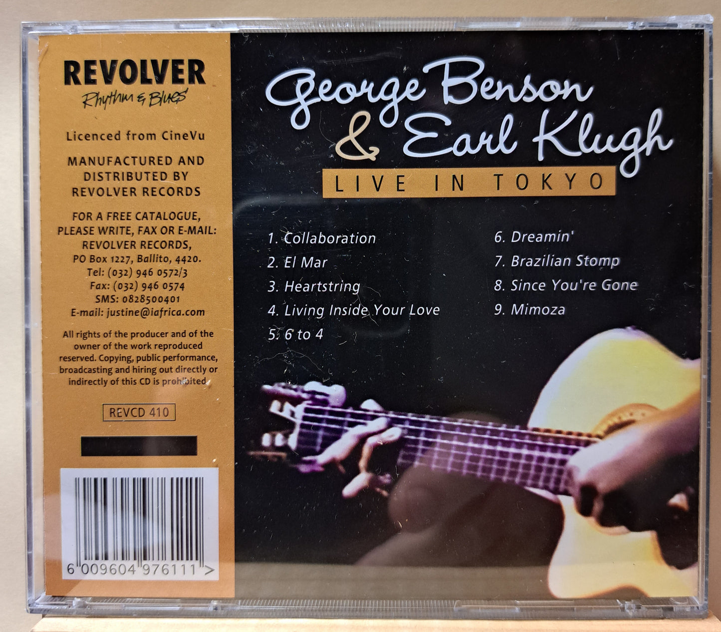 George Benson & Earl Klugh - Live in Tokyo (cd)