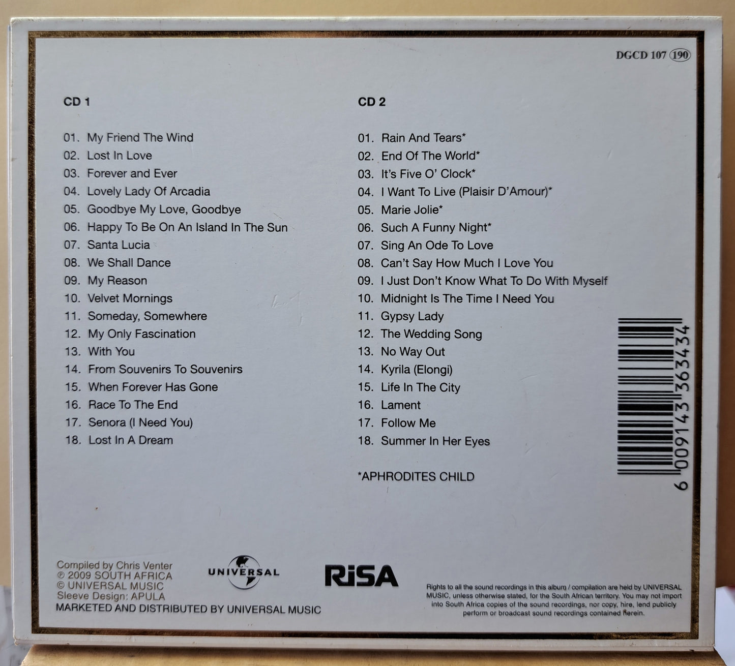 Demis Roussos - Gold (double cd)