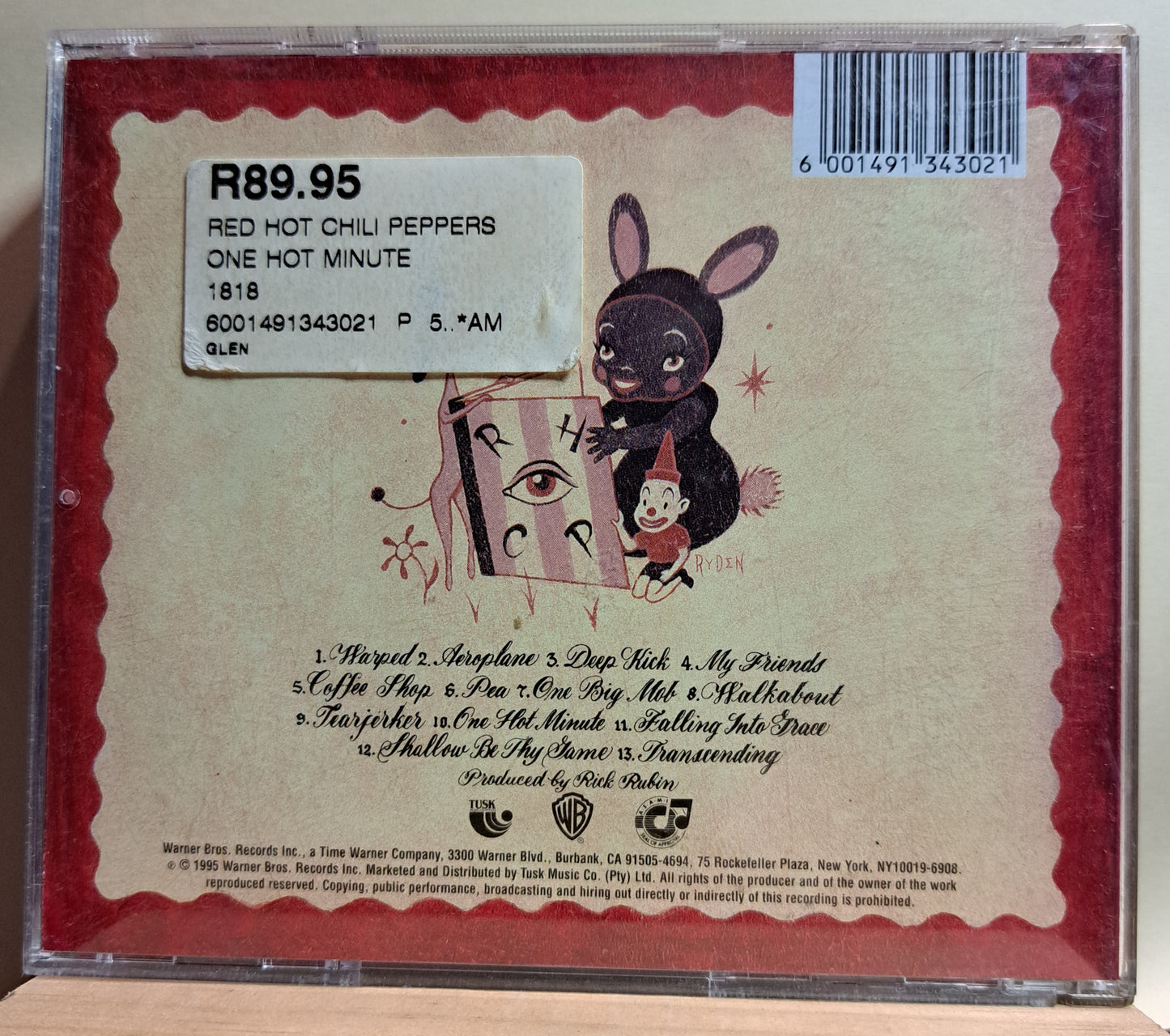 Red Hot Chili Peppers - One Hot Minute (cd)