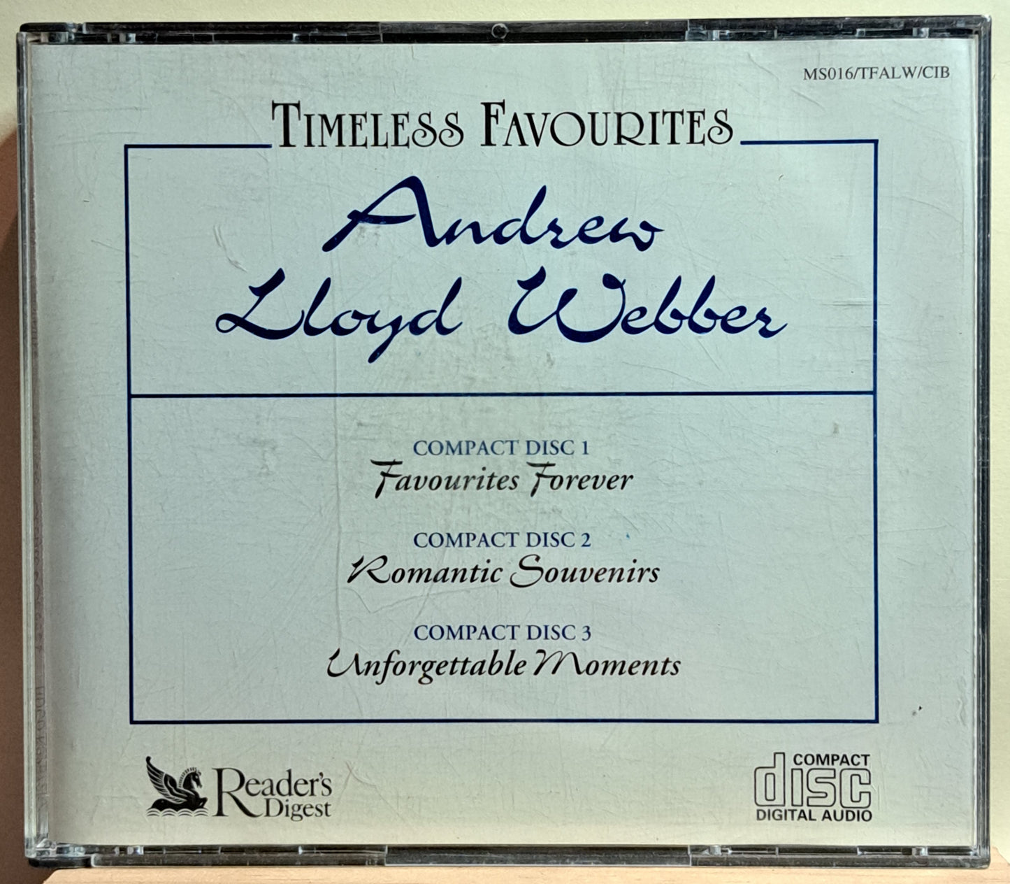 Andrew Lloyd Webber - Timeless Favourites (3 Disc box set)